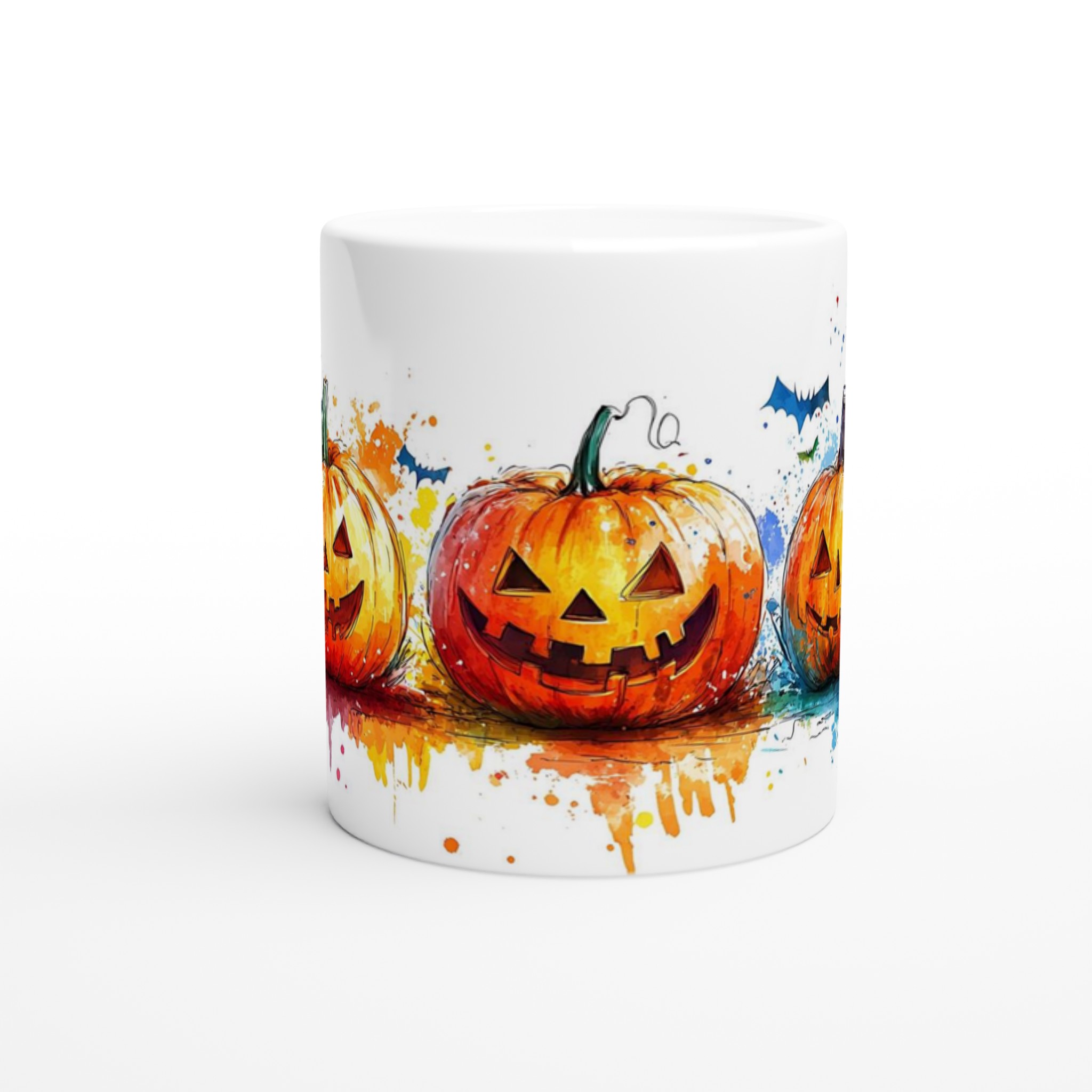 Hallå där, Pumpa! Akvarell-inspirerad 11 oz keramisk mugg – Välj din färg! 8 a91a8ad3-353e-4111-9a42-7f21c973fccf