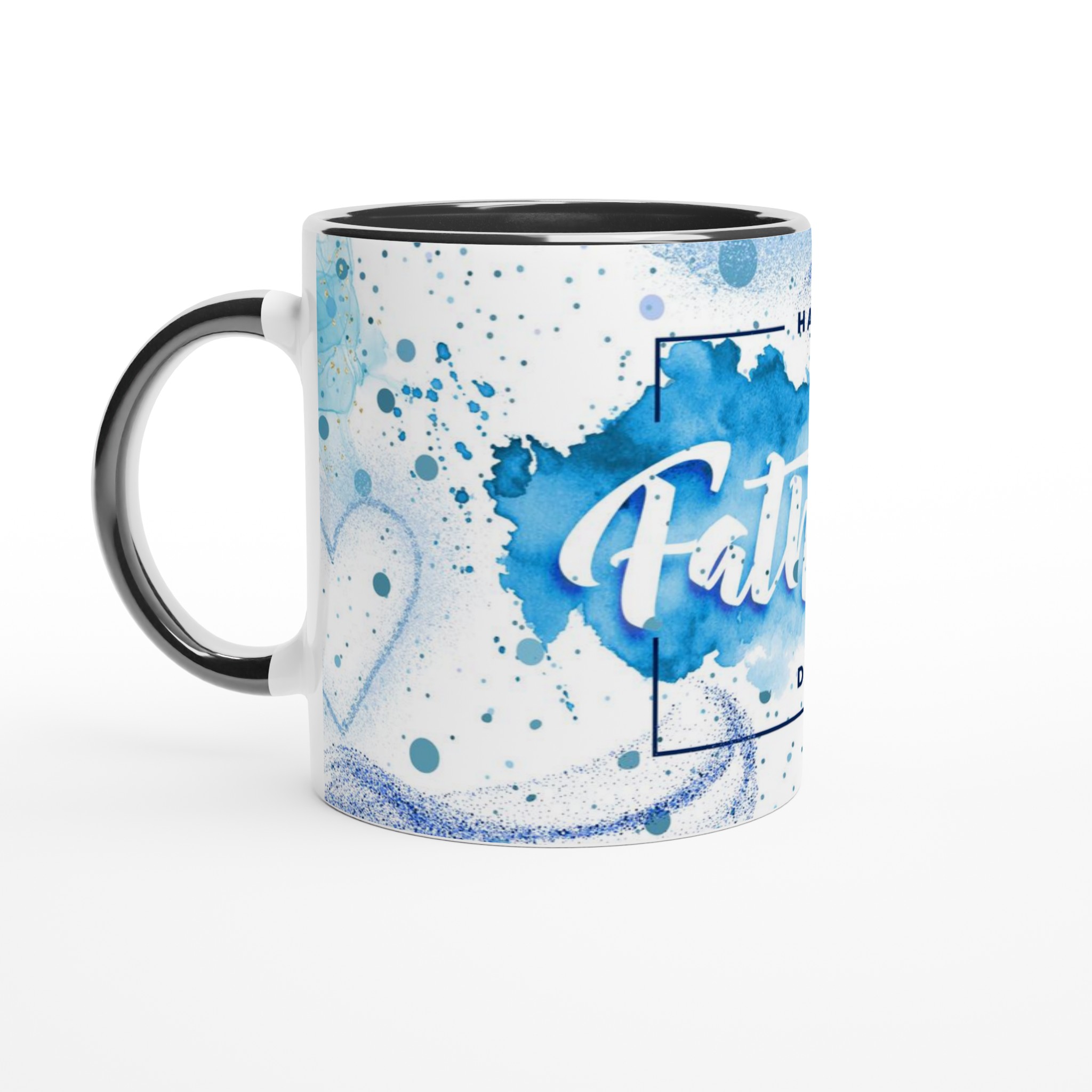 Father's Day Keramisk Mugg i Eleganta Blåa Nyansval 4 a92c60a8-d19e-4c4c-a9fc-8a59c8300d05