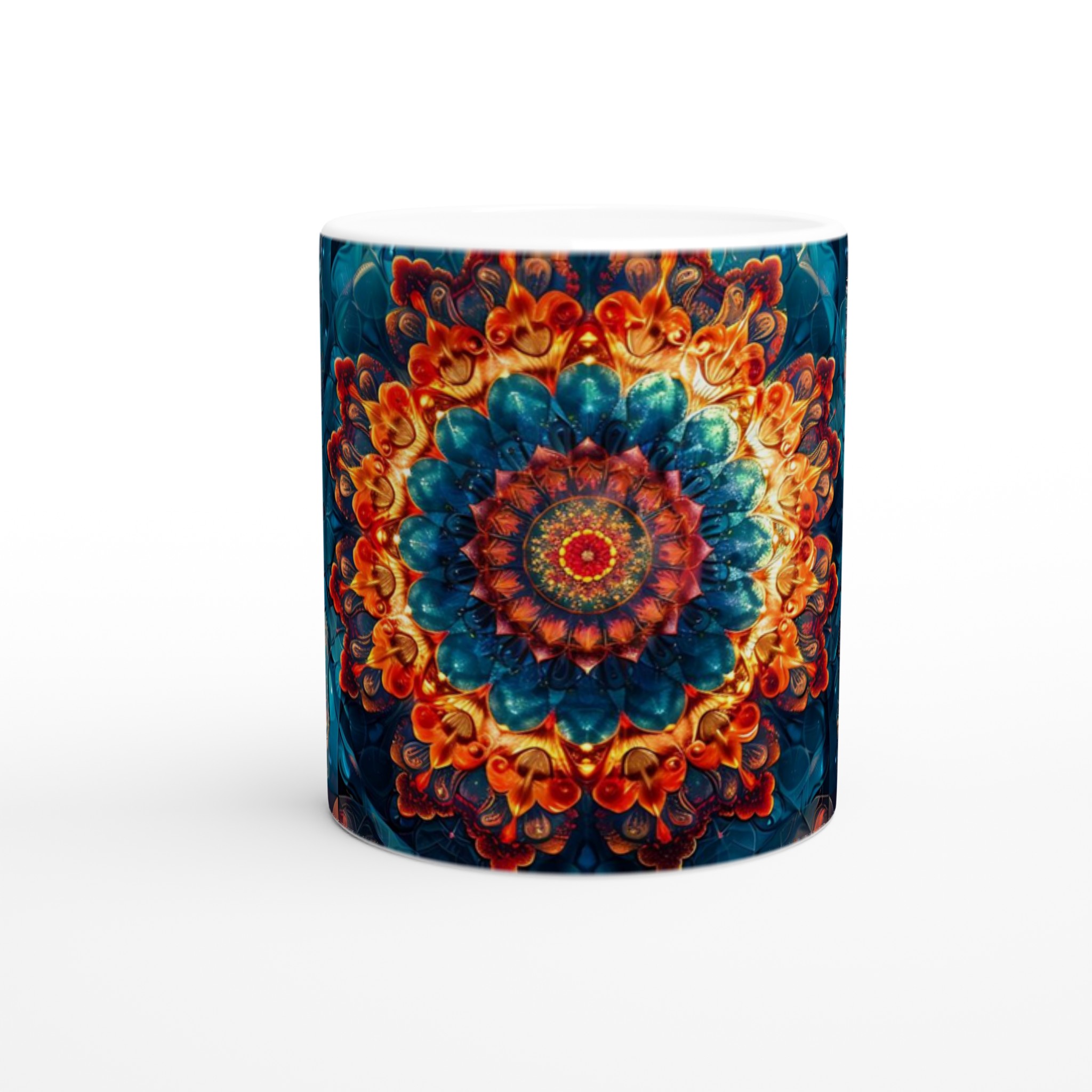 Abstrakt Mandala Keramikmugg - Livfull Design i Ditt Val av Färg 8 a95bc259-ae05-483a-9ede-911516fbdfca