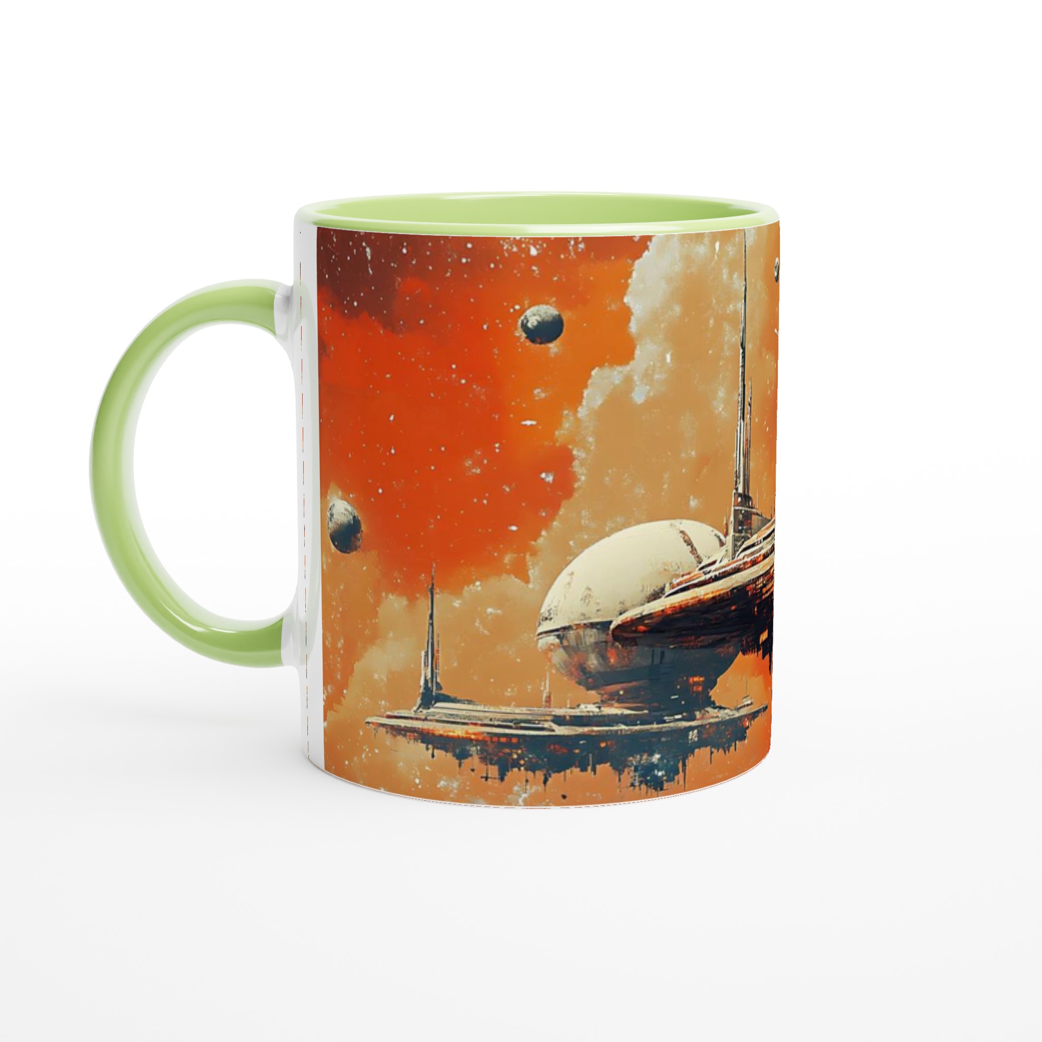Space City Science Fiction Mugg – 11oz Keramikmugg i ditt val av sju djärva färger 7 a9939f2e-7c47-4e20-96b7-2e7f9a931168