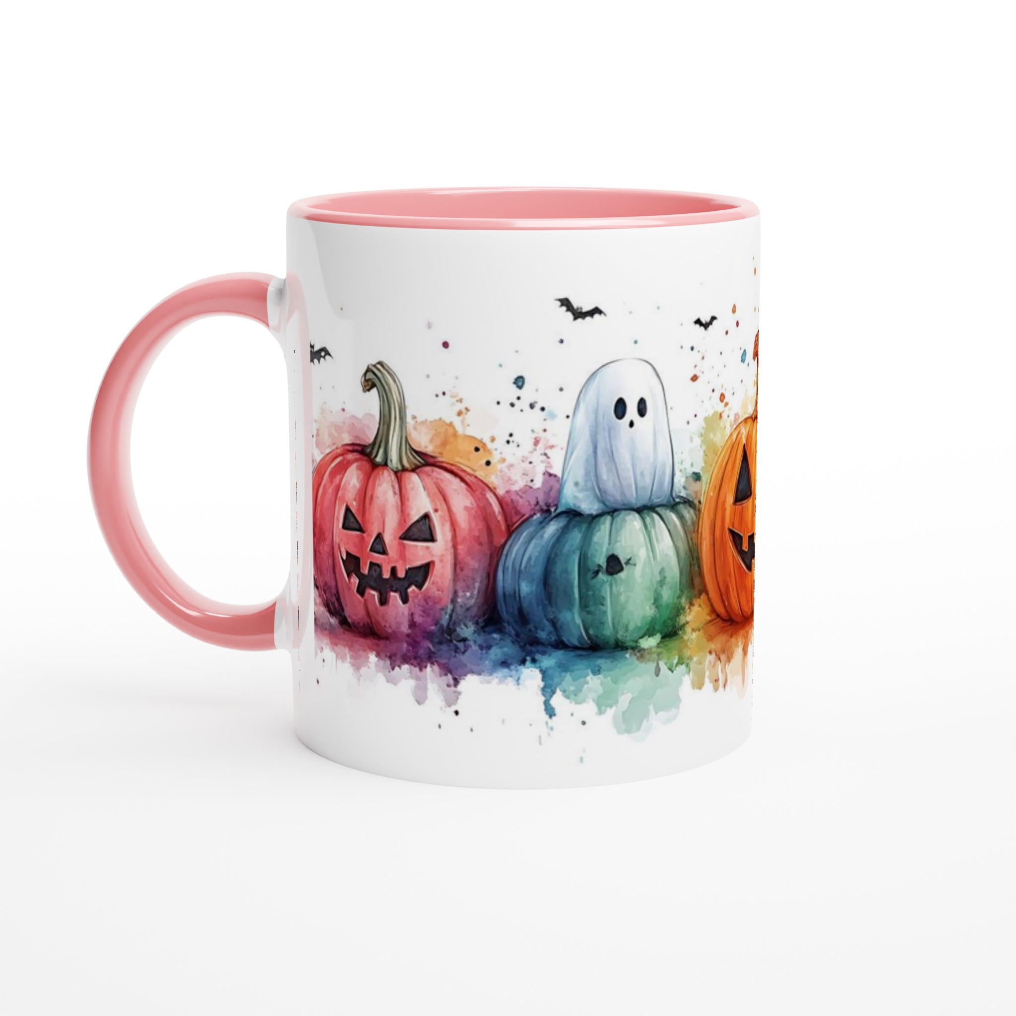 Färgsprakande Halloween Mugg: Bus eller Godis med Spöken & Pumpor i Akvarell – Välj din Färg! 6 a9a1bb8a-8a8b-4a41-9a7f-95ad02229a60
