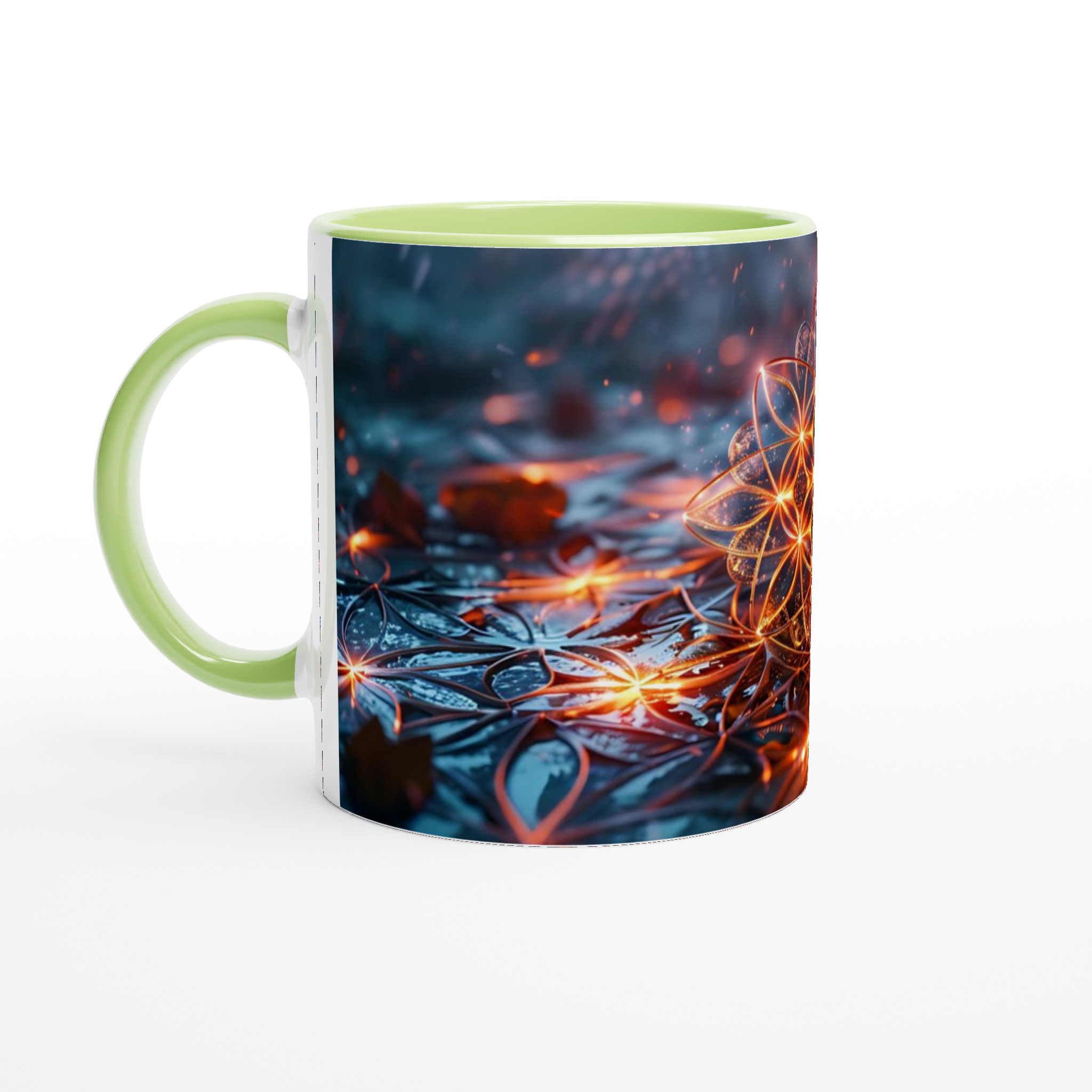 Kosmisk Blomster Keramisk Mugg – Lysande Helig Geometri för din Favoritdryck 7 a9ad517e-420b-44c5-bf7c-ca439cdba659