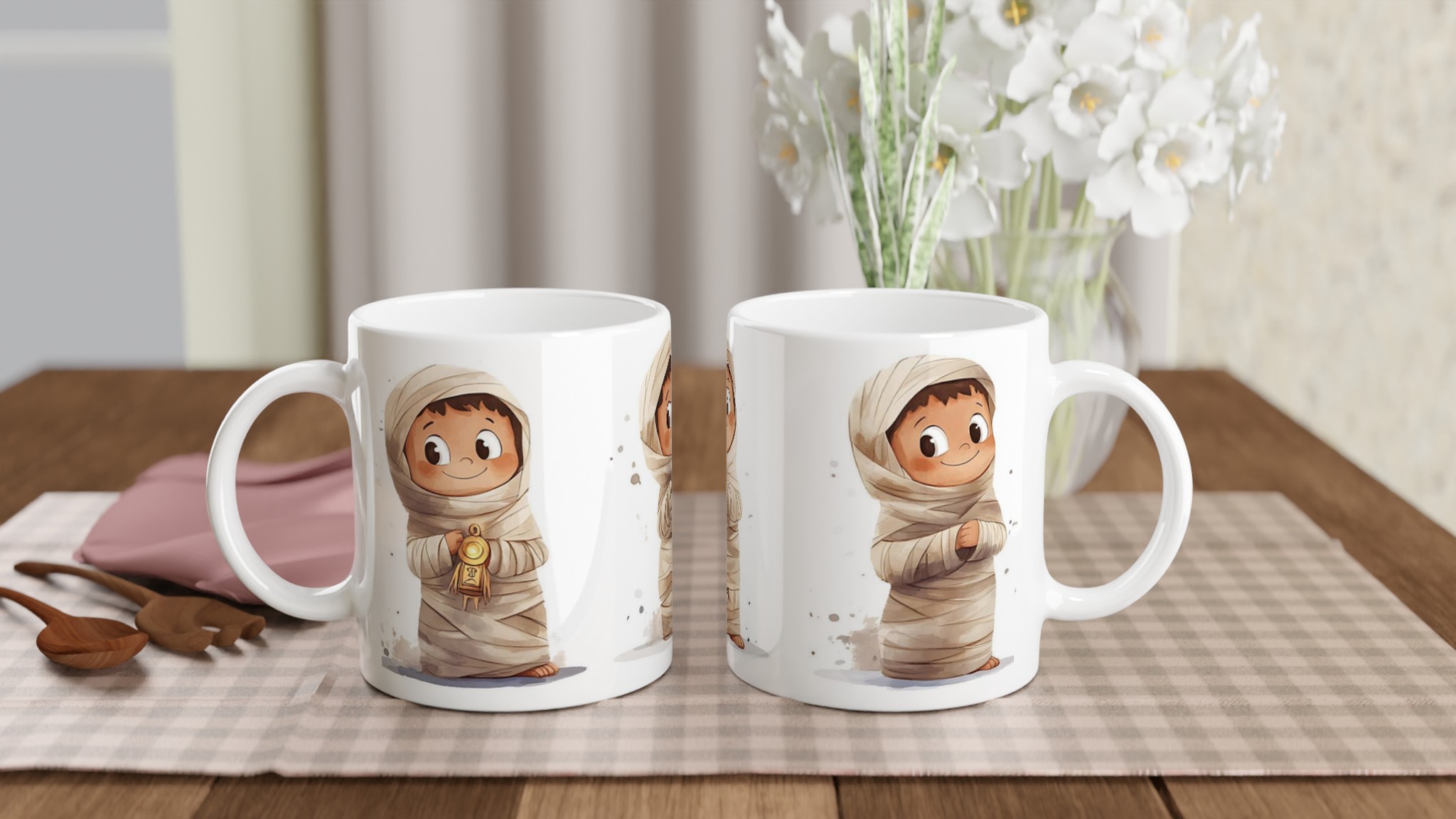 Mångfärgad Keramikmugg med Charmig Mamma-Design – 11 oz För Halloween eller Alla Dagar 10 a9c676db-ba14-4ae6-85e4-3fe0114410f6