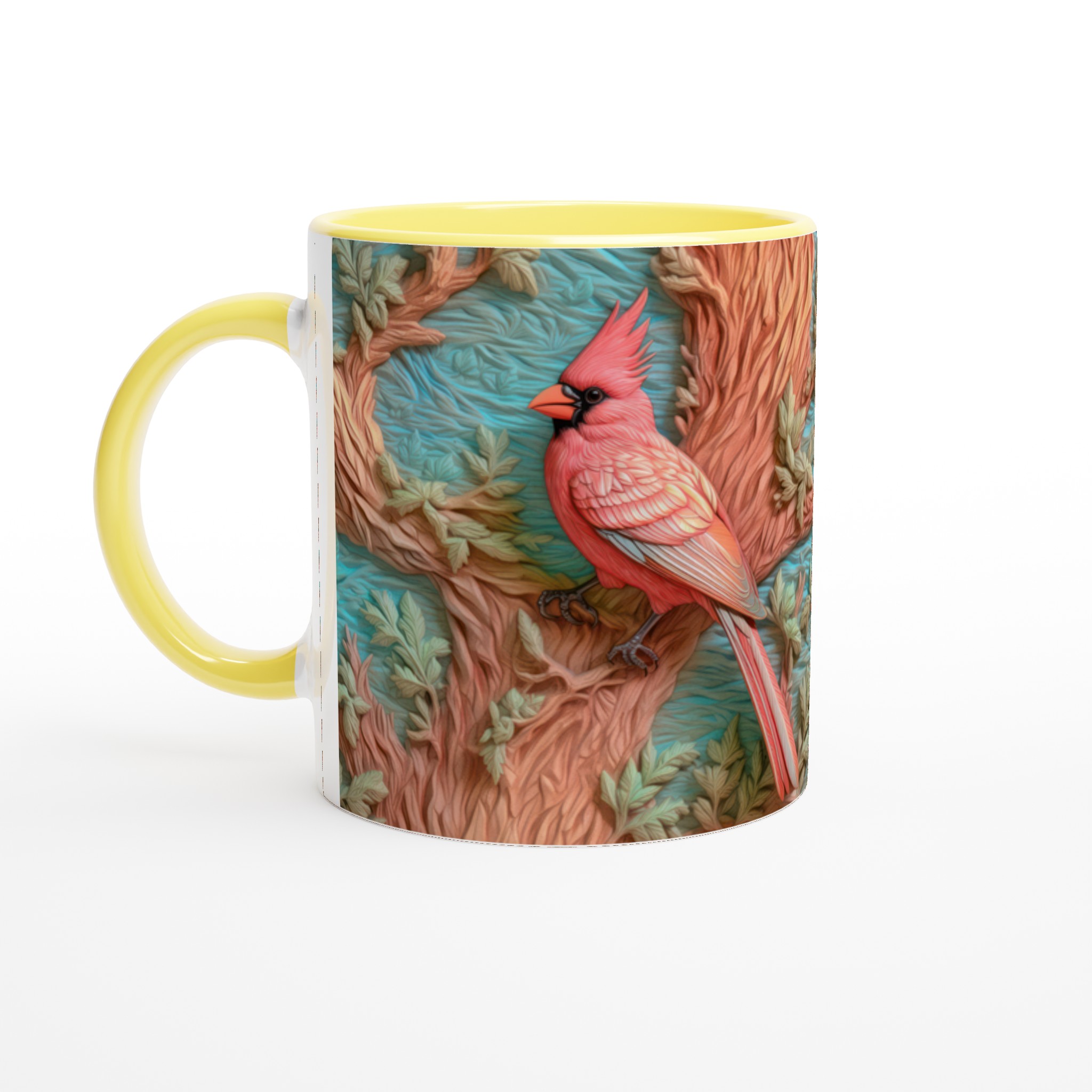 Keramisk mugg 11oz med livfull kardinaldesign – välj bland sju färgstarka keramiska nyanser 3 a9de62cf-9b5f-4624-bbfc-a8010957c5aa