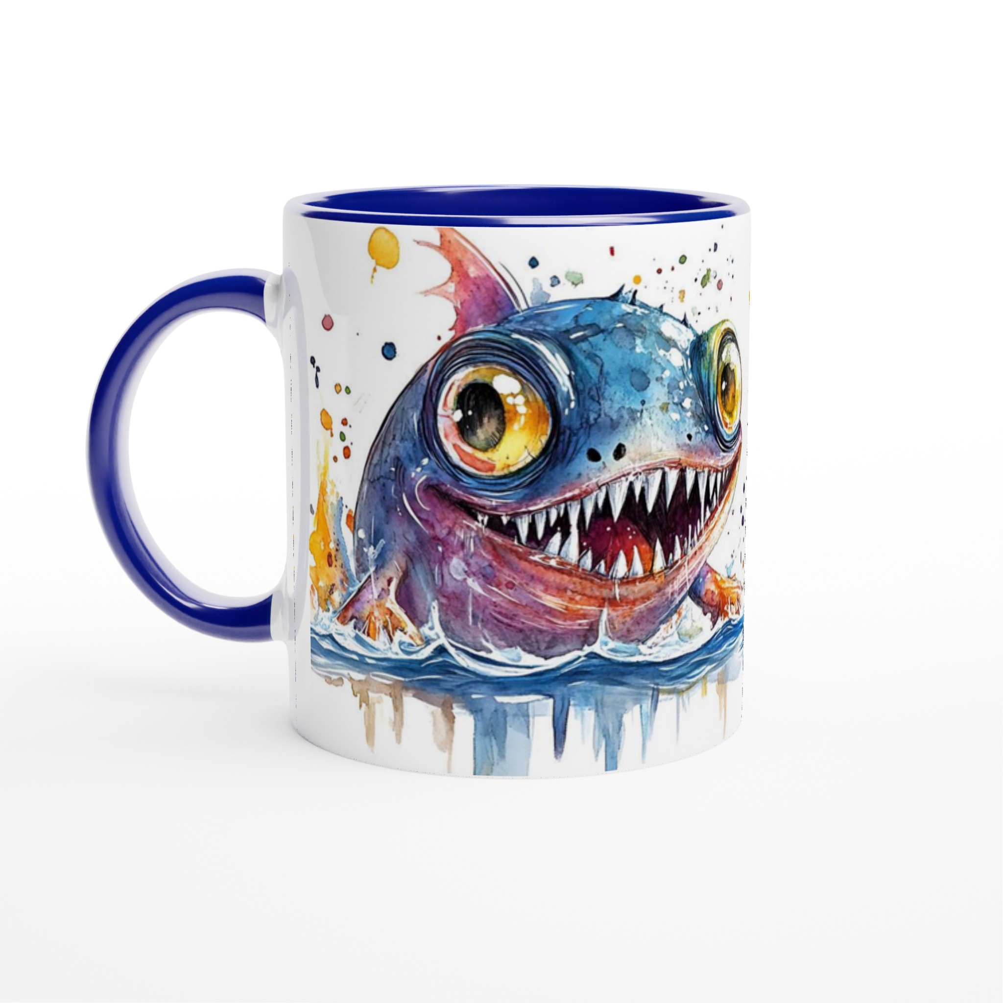 Färgglad Monsterfisk Keramikmugg – Vattenfärgskänsla & Livfull Design, Välj din favoritfärg! 2 aa0833e6-6ad7-49d9-9179-f7c677ea876a