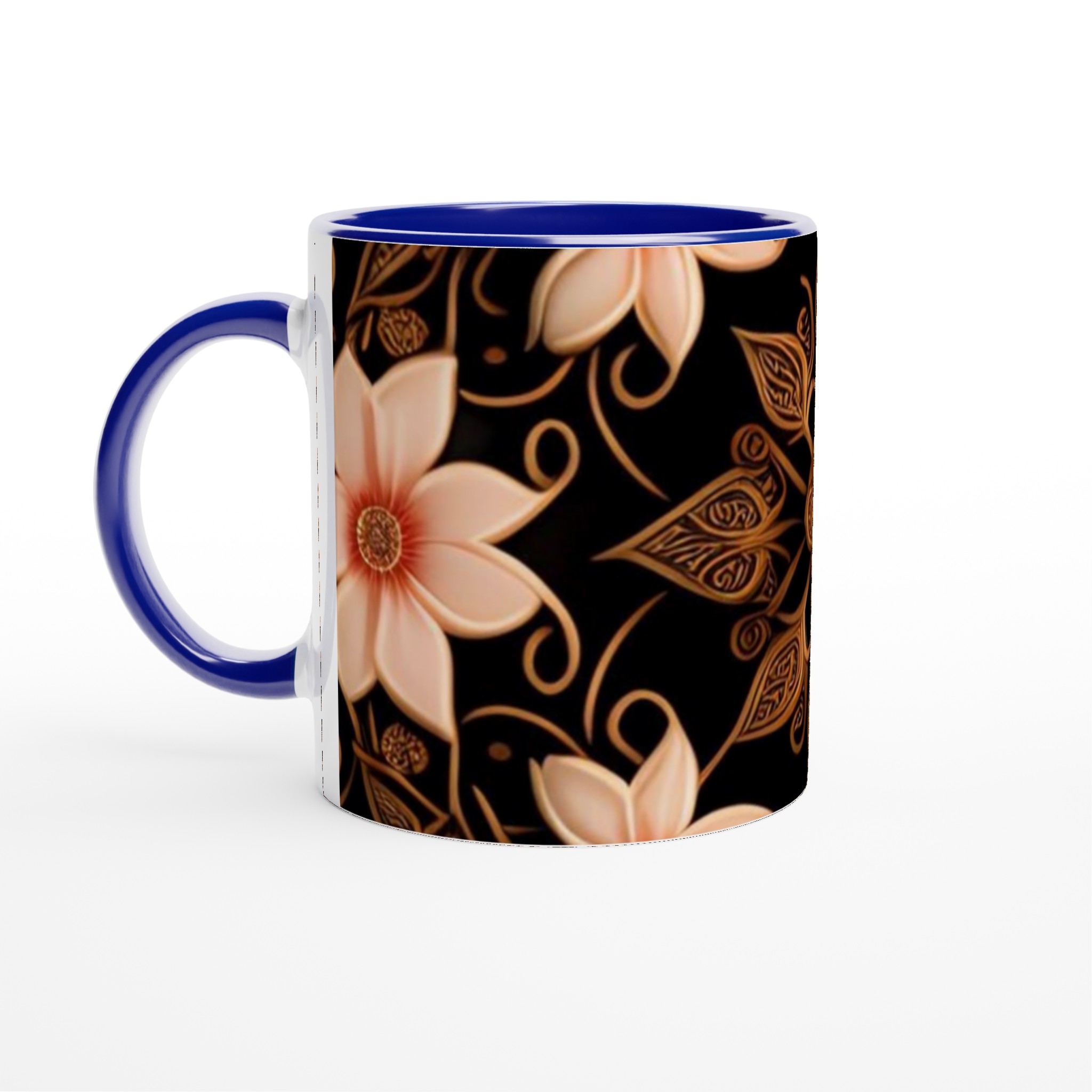Elegant Floral Mandala 11oz Ceramic Mug – Choose Your Perfect Hue 2 aa3fa9b3-2c26-4048-a013-d3386ca650ca