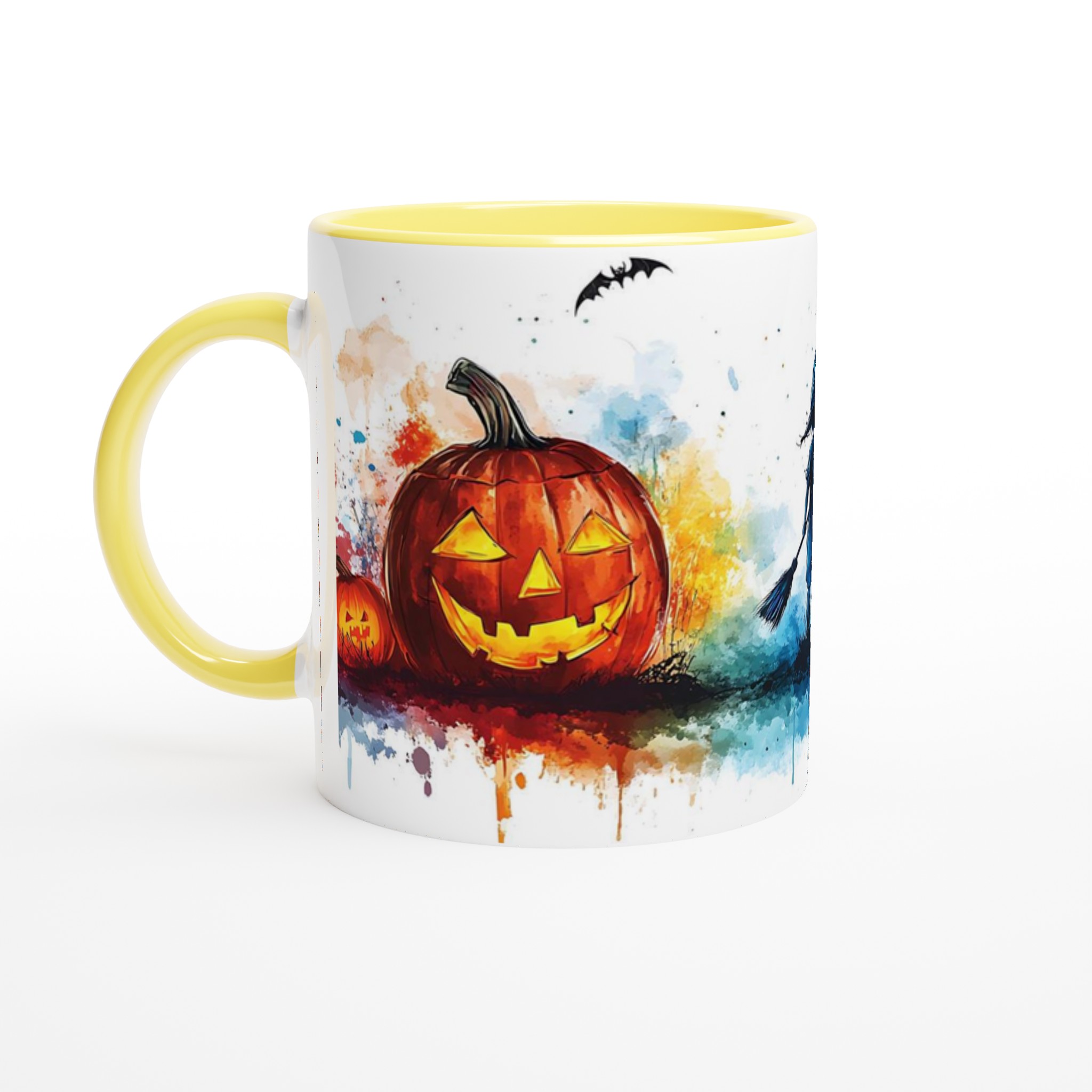 Spöklik Halloween Akvarell Mugg - Skrämmande Charm & Livfull Design, Välj din Favoritfärg! 3 aa905d4d-dbd7-4727-b1a3-8851d875fa05