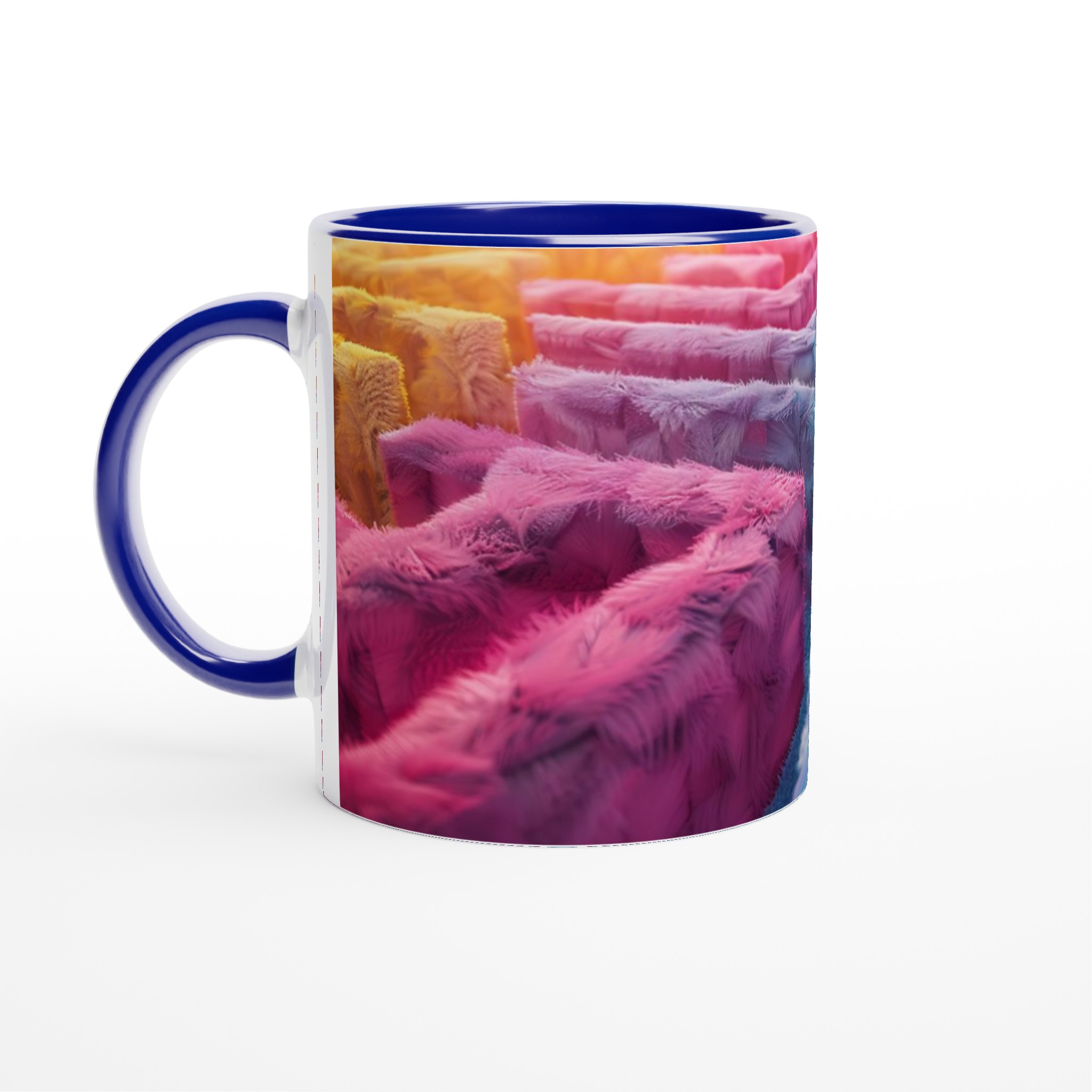 Färgglad Labyrint 11oz Keramisk Mugg – fluffig, lekfull design i sju livfulla nyanser 2 aa9bd92e-08d6-4634-b1d8-1622e868012e