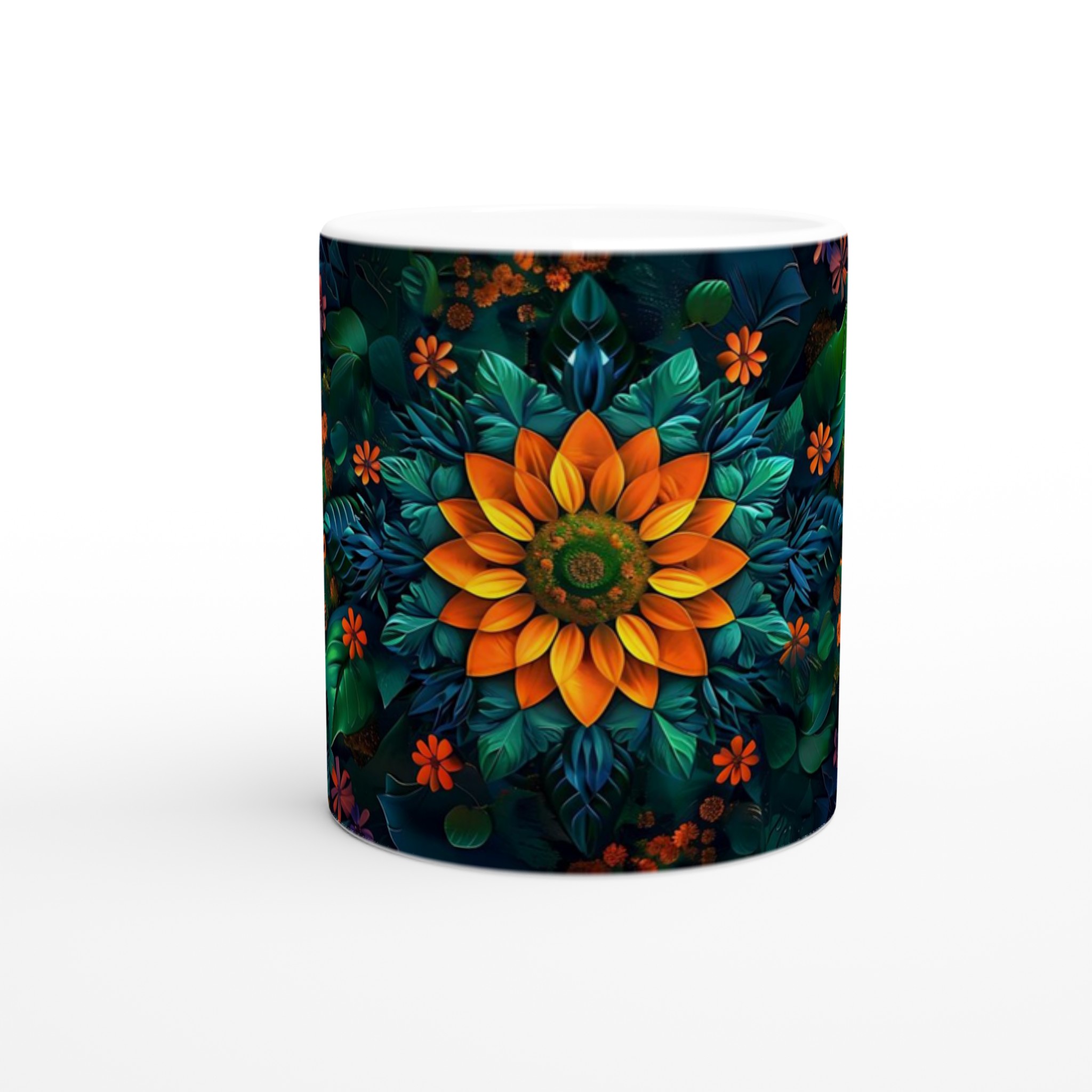 Tropisk Bliss Keramisk Mugg – Konstnärlig Blomsterdesign i 7 levande färger 8 aacb3fc2-958f-42cd-86ba-9f3a975cba81