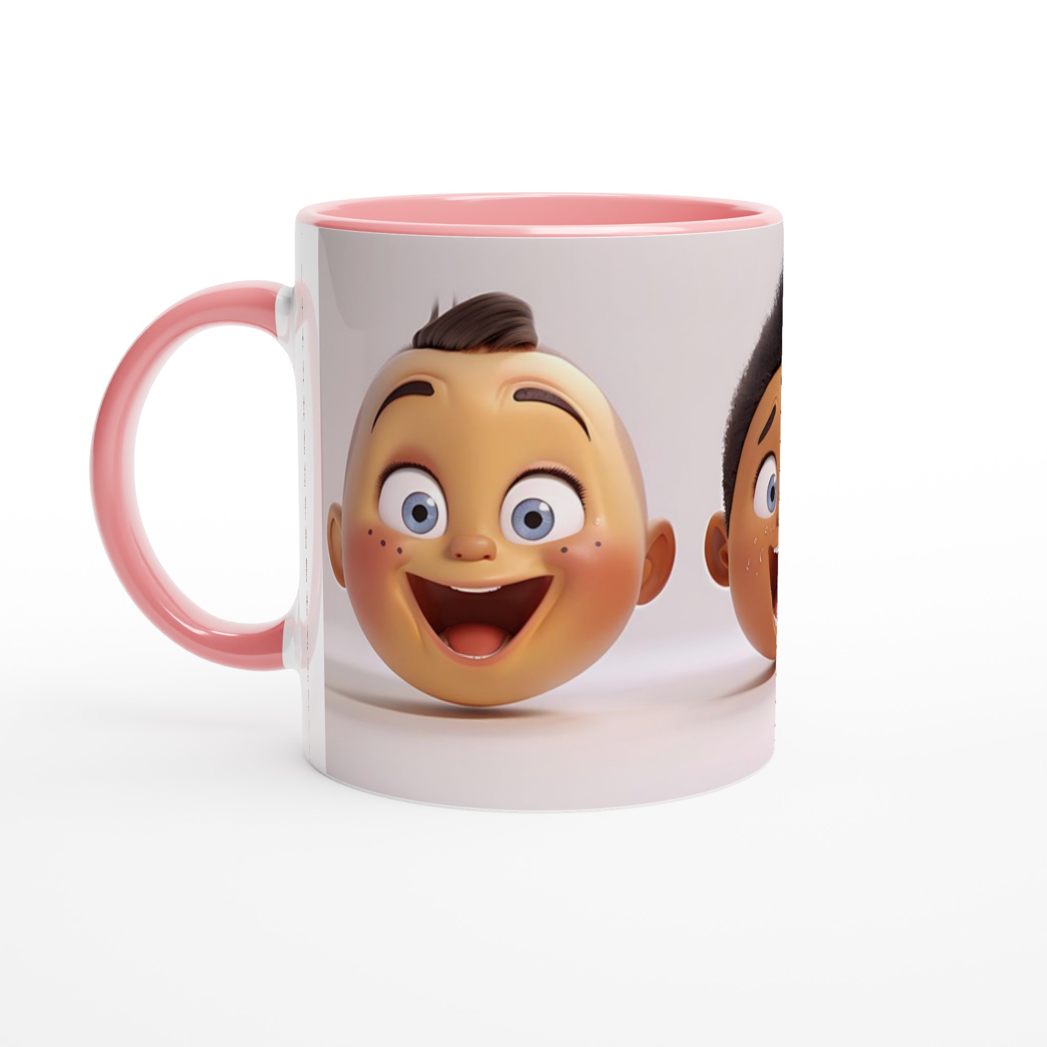 Glad Baby Ansikte Keramisk Mugg – Personlig Kaffemugg med Sött Tryck i Valfri Färg 6 aad72b58-e804-4aab-bc53-778ae4a0d7bb