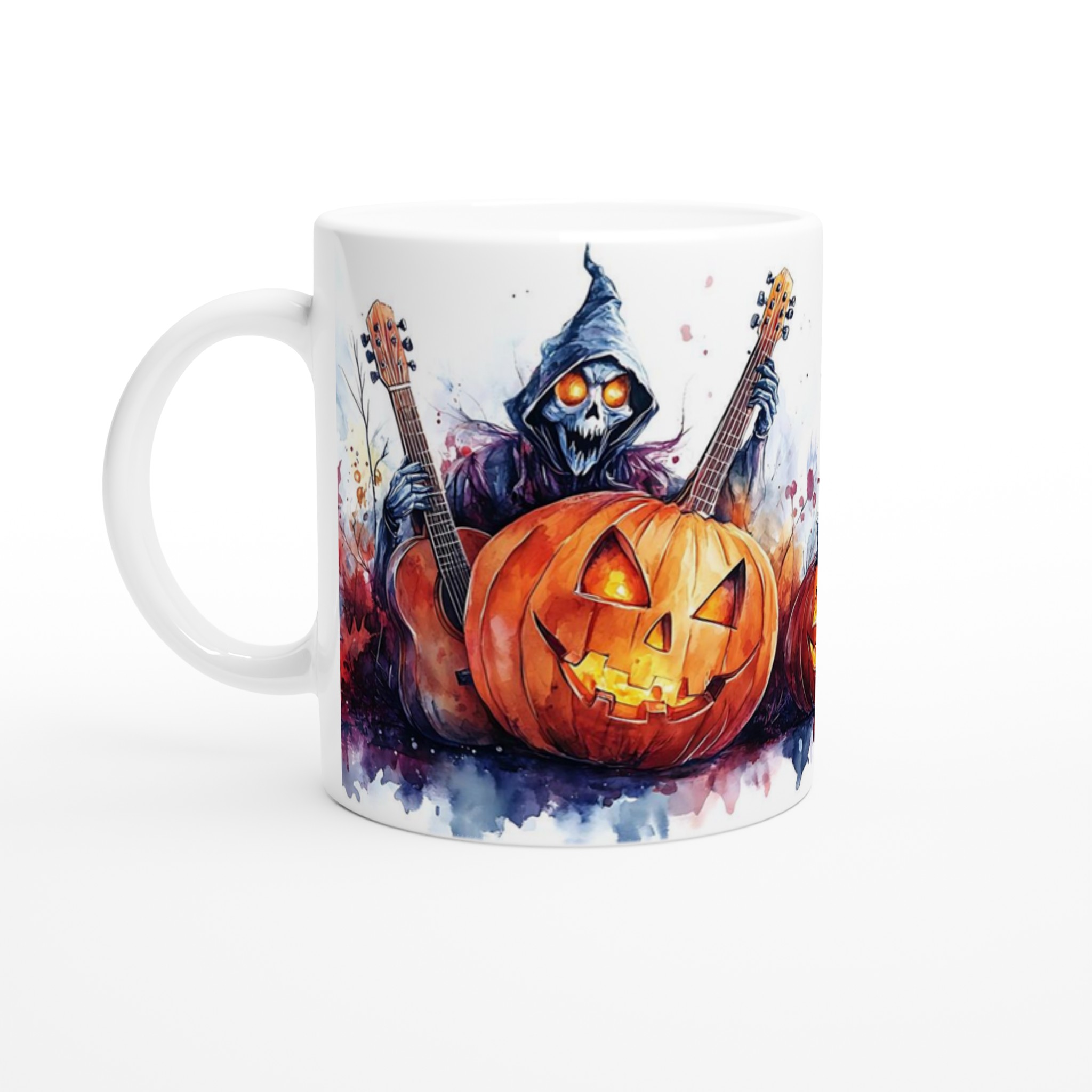 Rockin' Reaper Halloween Keramikmugg - Skrämmande Kul Design & Färgval 1 aaf17bc8-2543-4cb1-a162-4884fb65667c