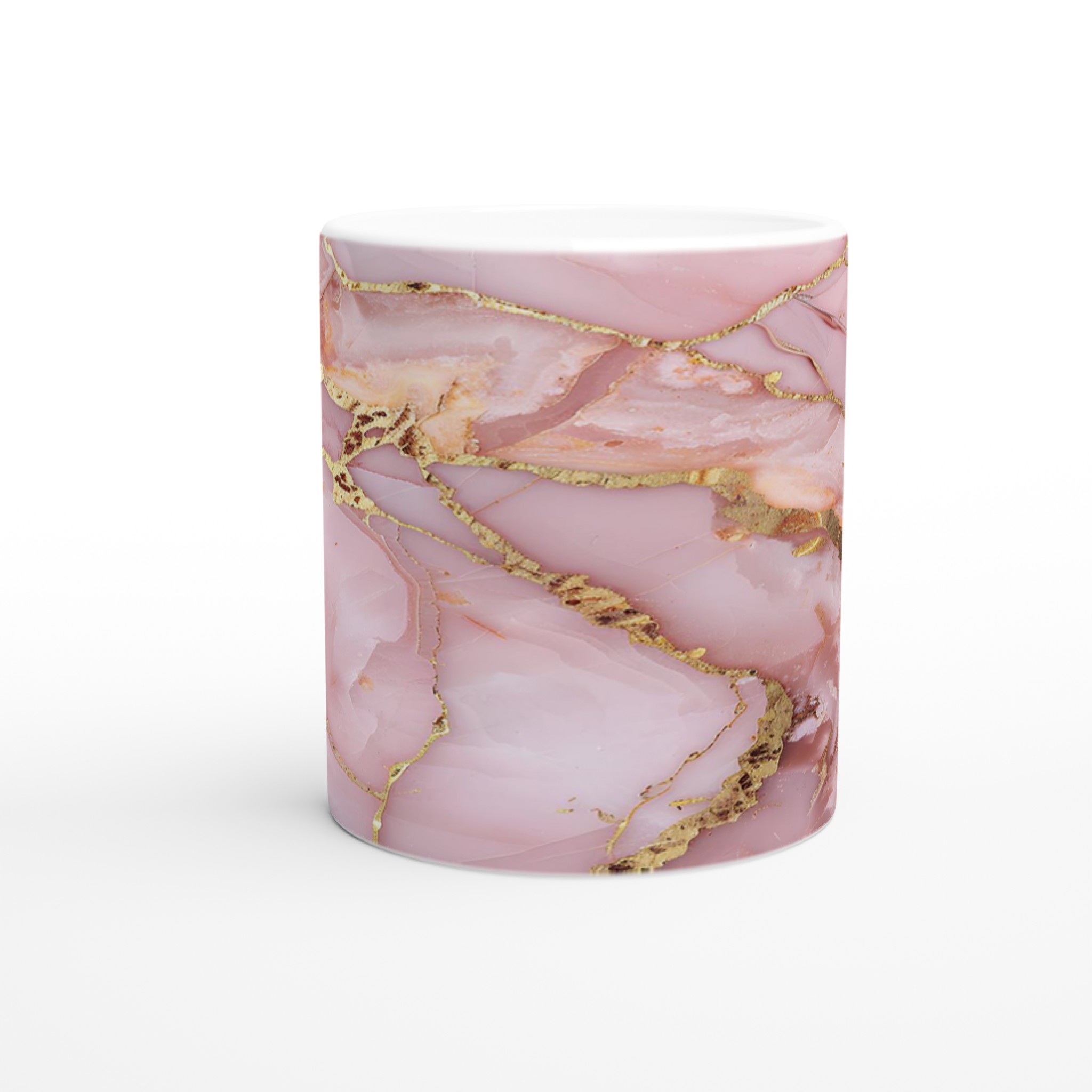 Marmorerad Keramikmugg 11oz – Guldkantad Rosa Elegans i 7 Färger 8 ab1e4640-0c53-4429-af5c-b134f3d42403