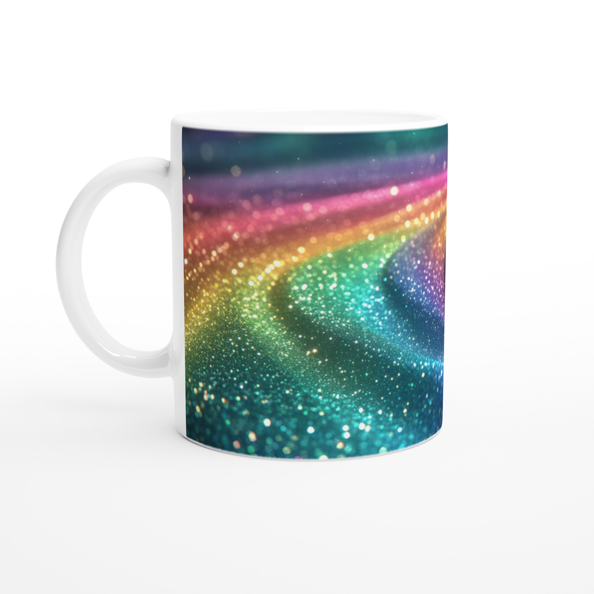 Glittrande Regnbågsfärgade Keramikmugg – Din Kaffestund, Strålande och Unik 1 ab5b6188-b534-42c2-b1e5-6de1d8742d94