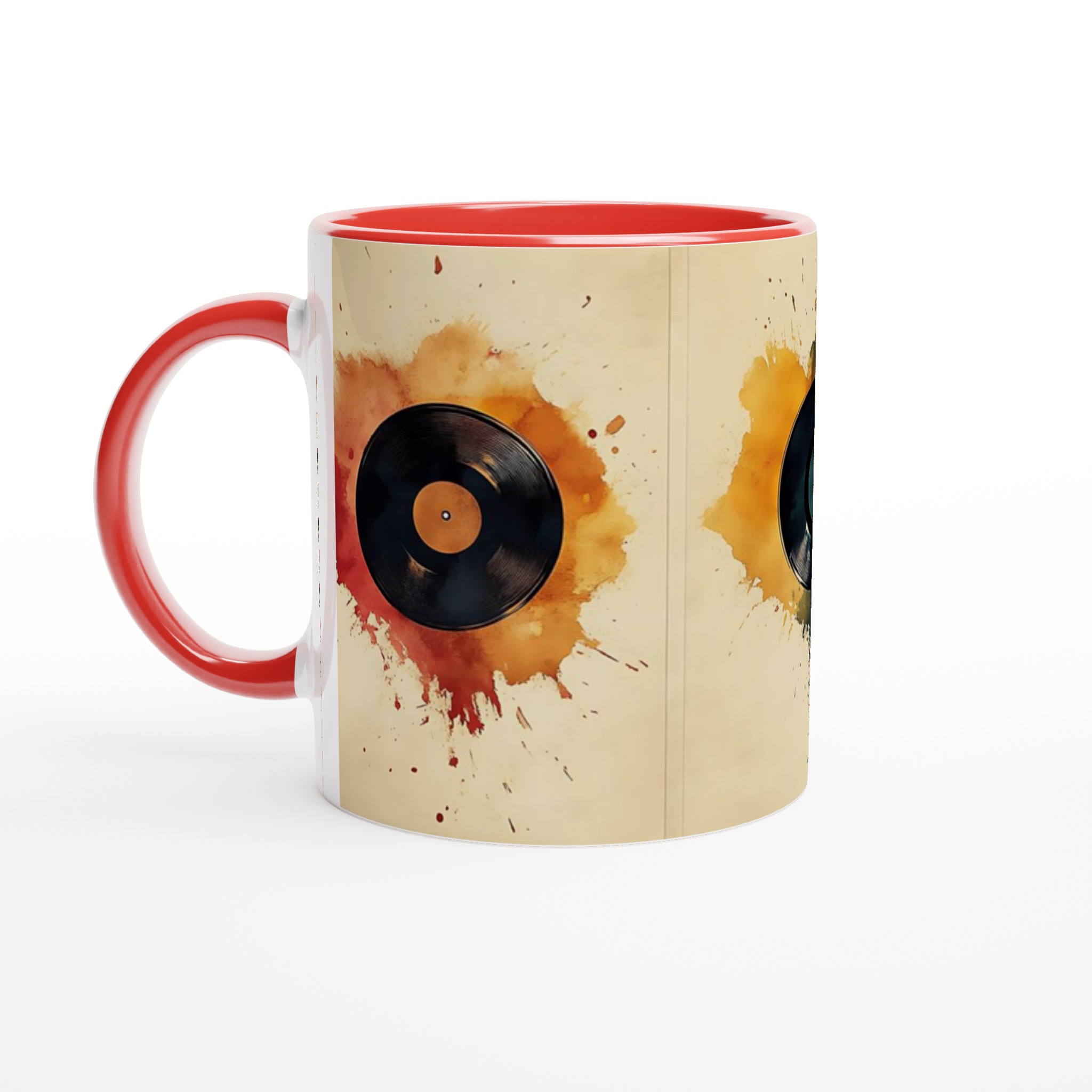Muggen "Vinyl Groove" – Färgstark Keramikmugg 11oz, Välj Din Favoritfärg! 5 ab66f6ae-d66b-4c2e-ae05-c87cffd6e9a3
