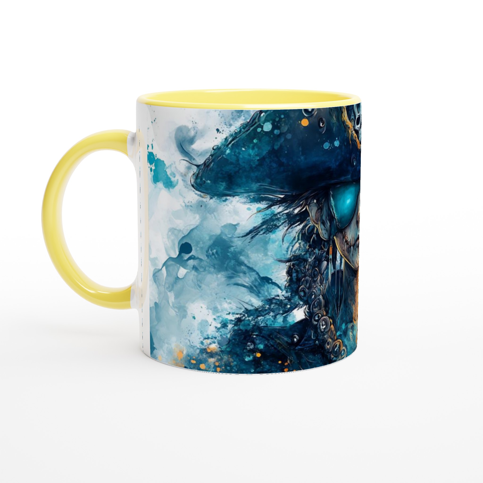 Pirate Nightmare Mugg – Akvarellstil | Unik 11oz Keramikmugg i Sju Färger 3 ab78843f-da14-4864-8b96-130ea057b259