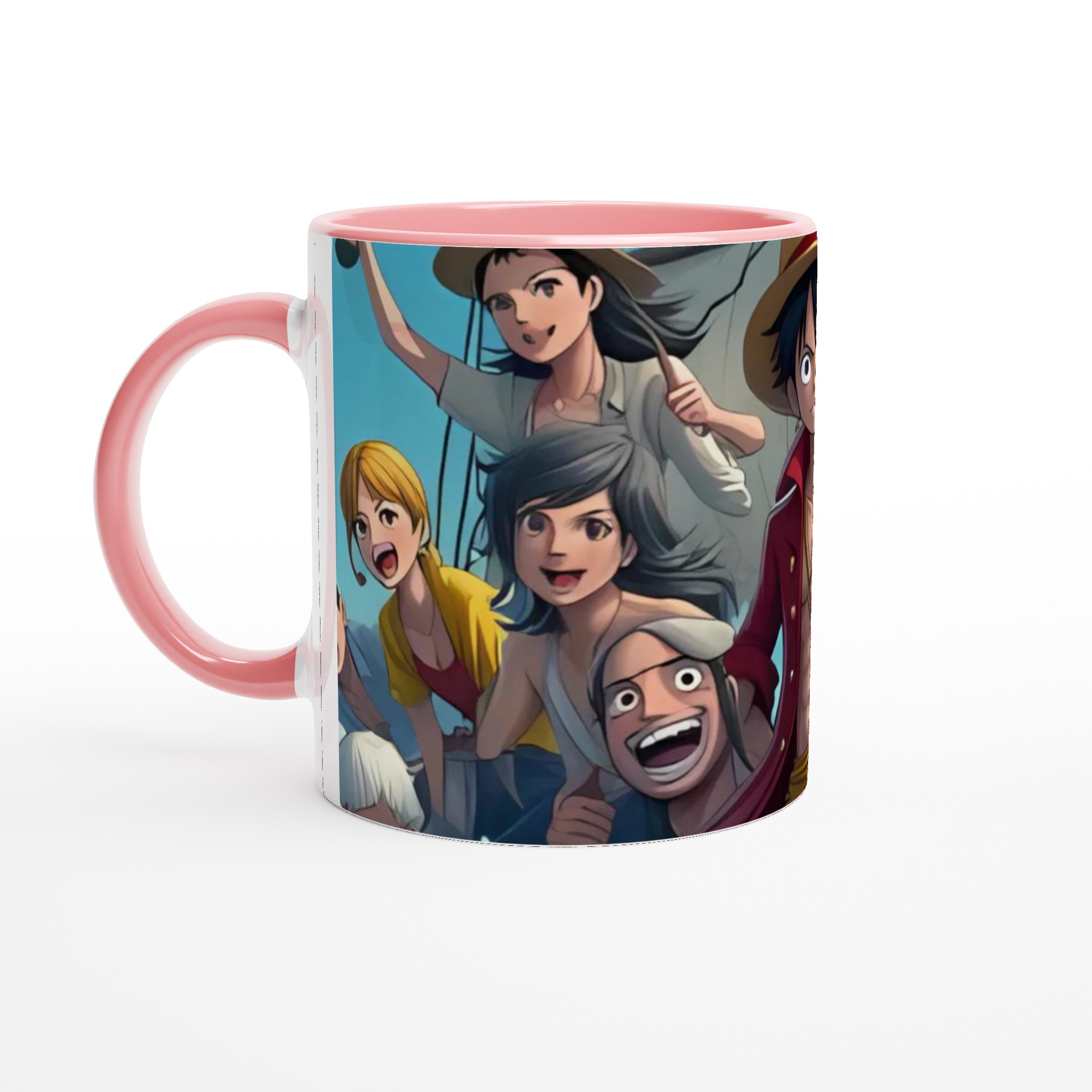 Vit 11oz keramisk mugg med livfull animeinspirerad design i valfri färg 6 ab853a2b-66e4-4497-81be-291e2fee8053