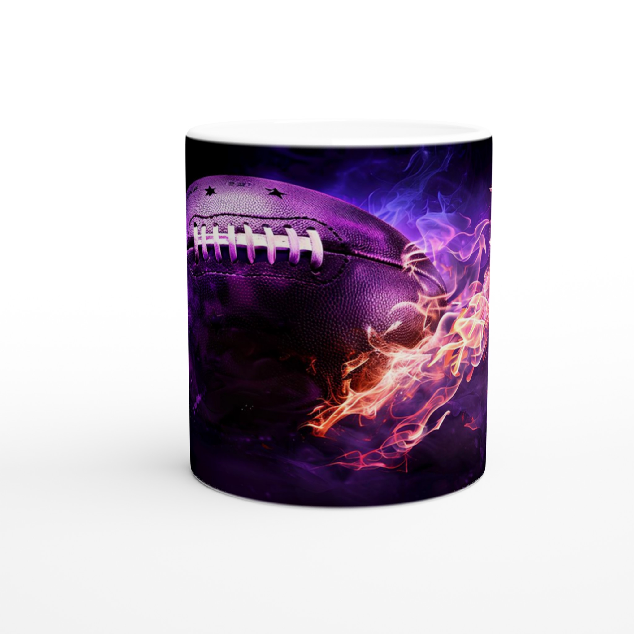 Explosiv Amerikansk Fotboll Mugg – Levande Lila Eld & Actionfylld Design, 11oz Keramisk Mugg 8 ab95cff3-8ef0-413b-8888-7ce901aecd83