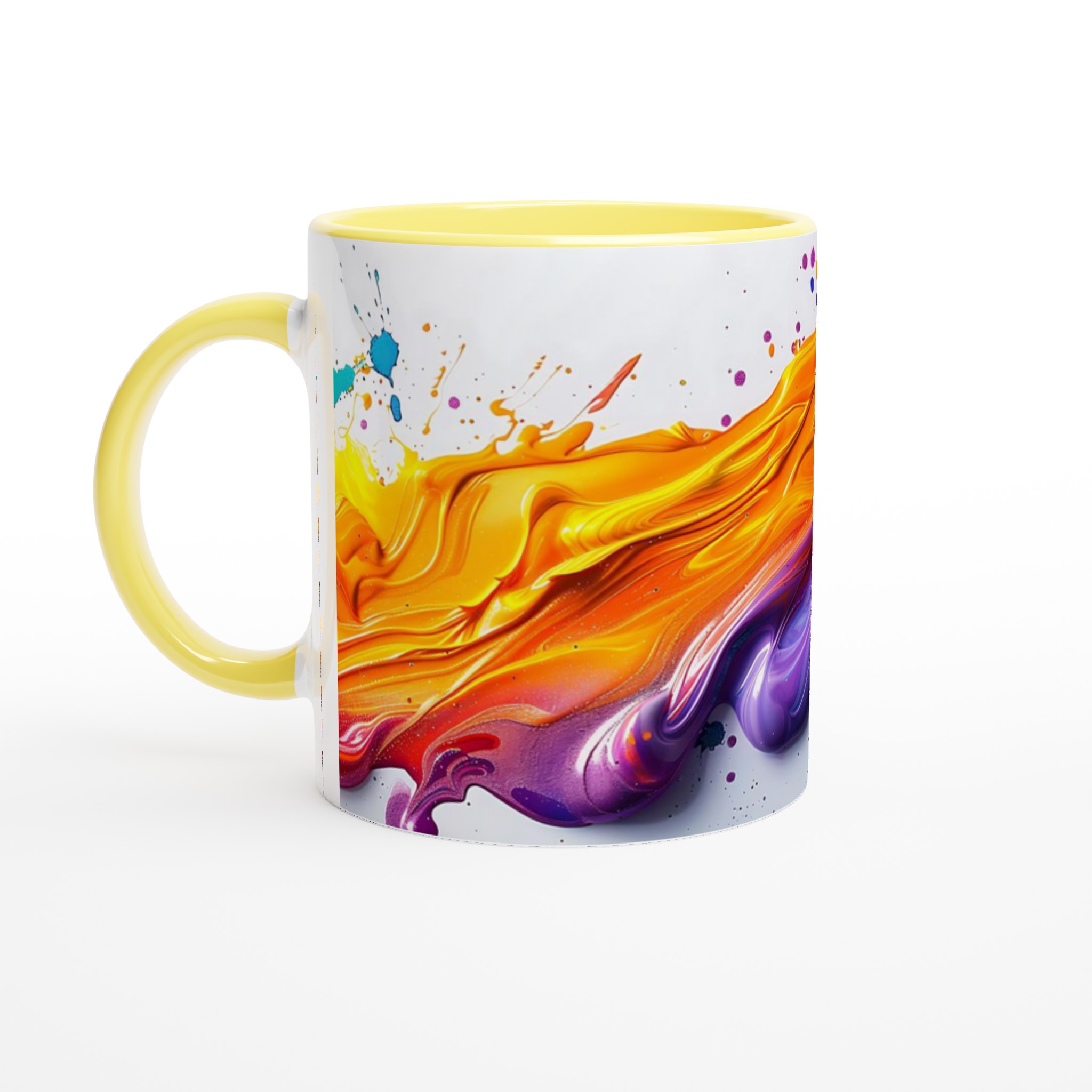 Konstnärlig Färgexplosion 11oz Keramisk Mugg – Välj bland 7 Livfulla Färger för din Personliga Stil! 3 ab9cdf61-44a9-4323-b260-9d7777da7860