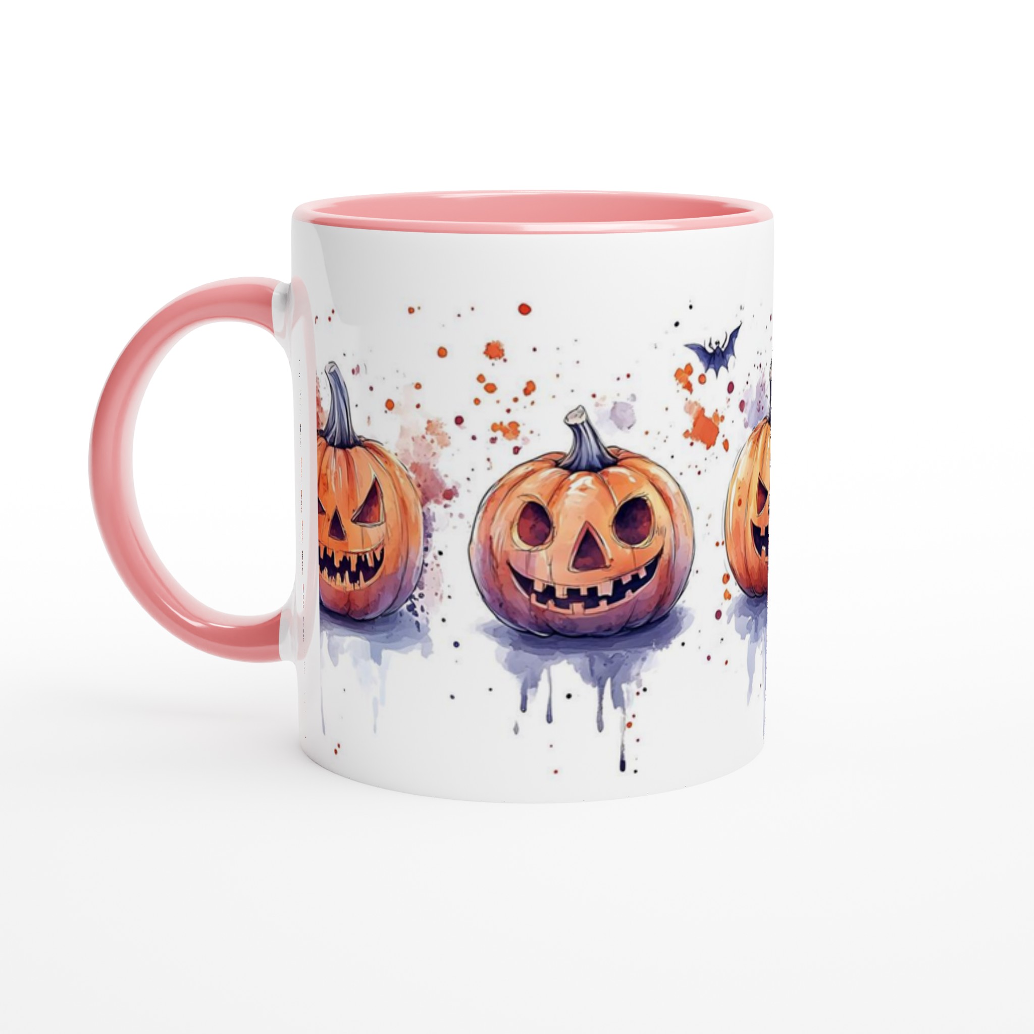 Halloween Spirit 11oz Keramisk Mugg med Pumpor och Fladdermöss – Välj Din Färgstarka Favorit 6 aba88715-7048-49c0-9aae-b0232b946b7a