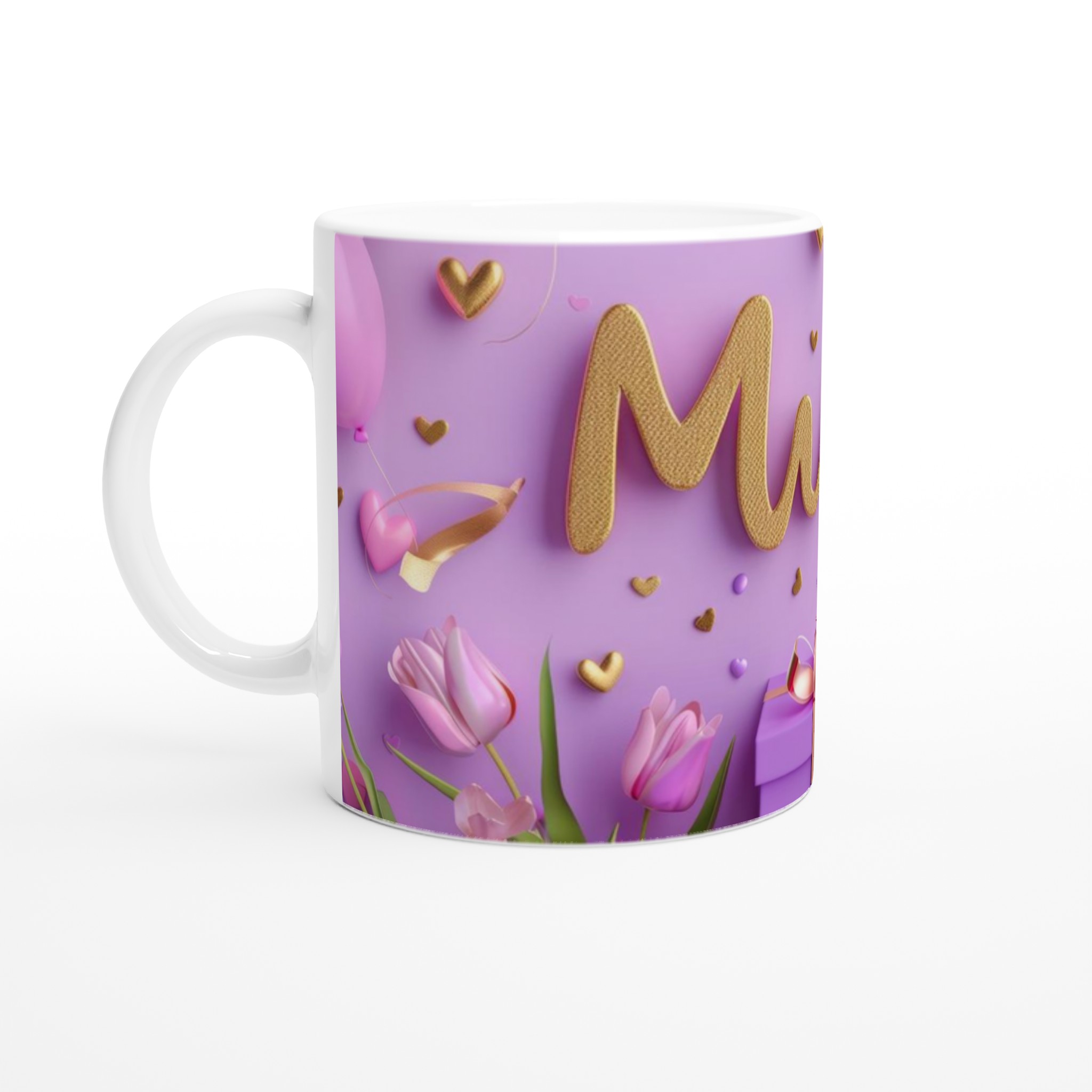 Elegant Vit 11oz Keramisk Mugg – Perfekt Present för Mamma i Sju Färgstarka Toner 1 abb5ea76-515a-49c0-b565-0322fd393e64