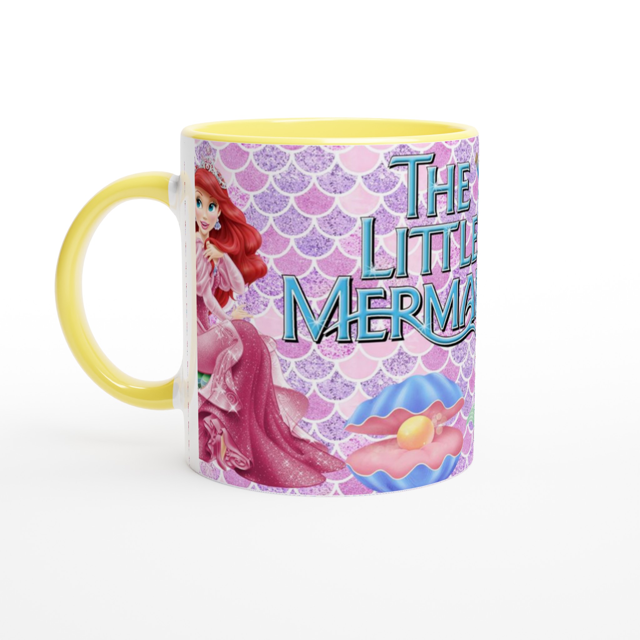 Vit 11oz keramisk mugg med The Little Mermaid – Livfull design i valfri keramikfärg 3 ac02a76d-5d86-4ad6-b2b0-1090f8a2fc94