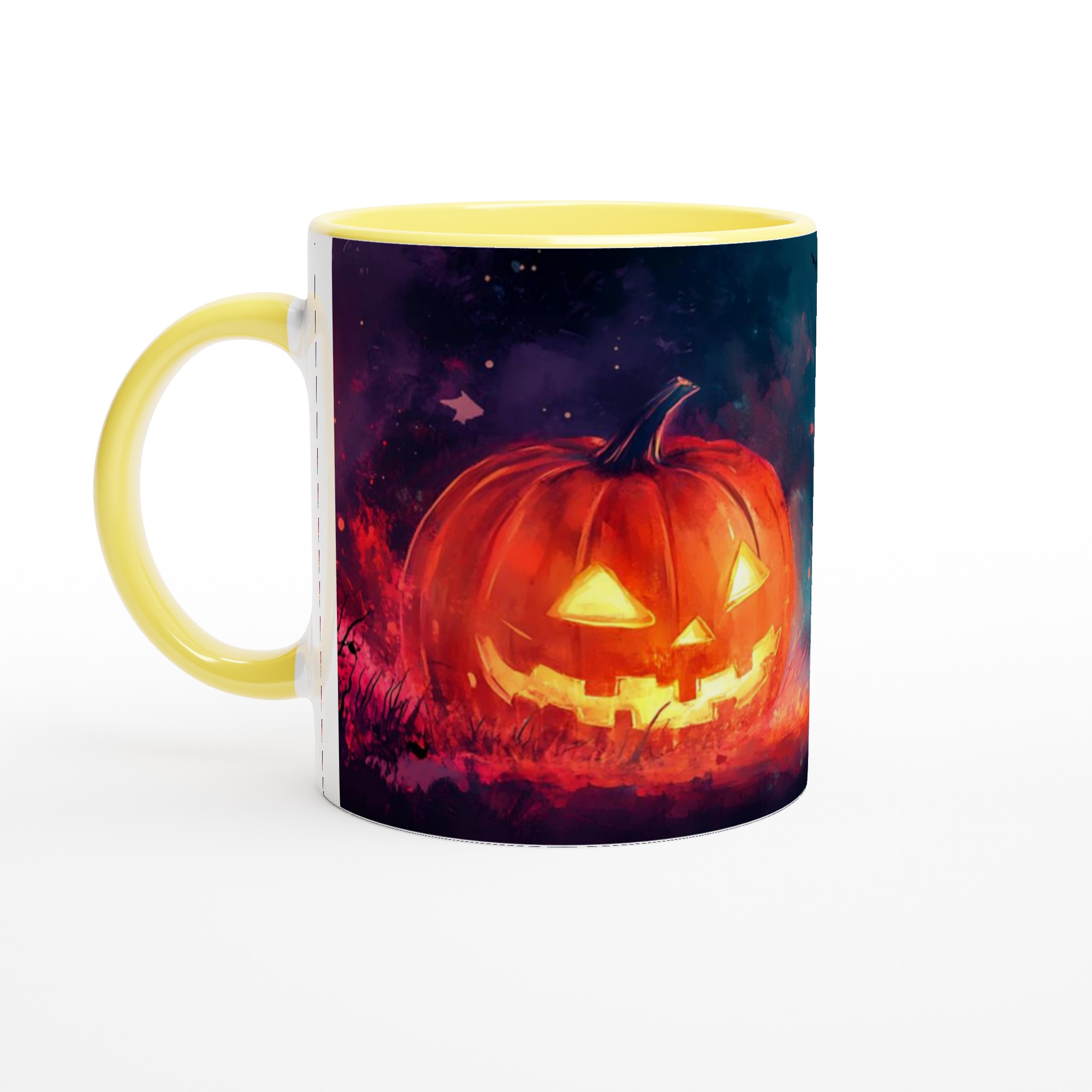 Mystisk Halloween Keramikmugg - 11oz, Välj mellan 7 levande färger för din unika stil! 3 ac28f34d-0b07-4383-9d79-621c836ccd7f