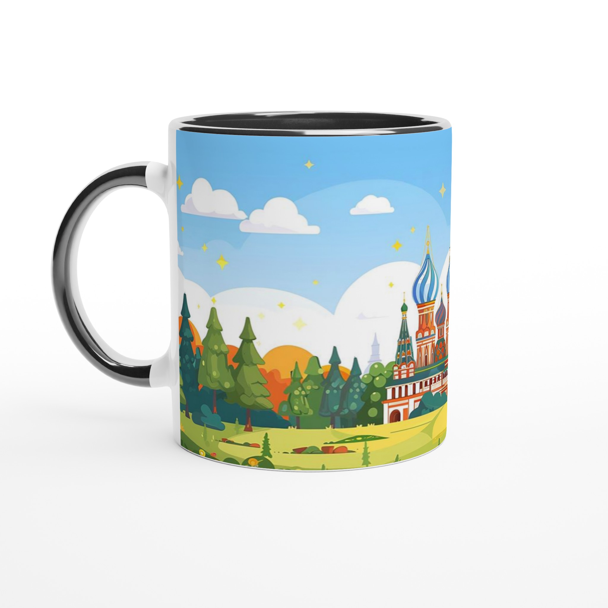Moscow's St. Basil's Cathedral Mug – Vibrant Russia Landmark Art, Choose Your Color 4 ac4cb5b8-aa7c-48d6-a546-47a3865f5dc6