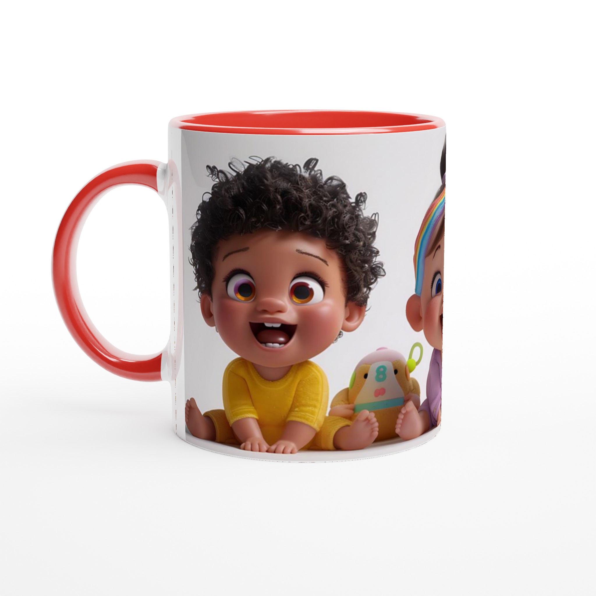 Söta Babyvänner 11oz Keramikmugg - Charmig & Hållbar för Vardagsglädje 5 ac530669-7c70-4eec-88e6-c8bb0ce37405