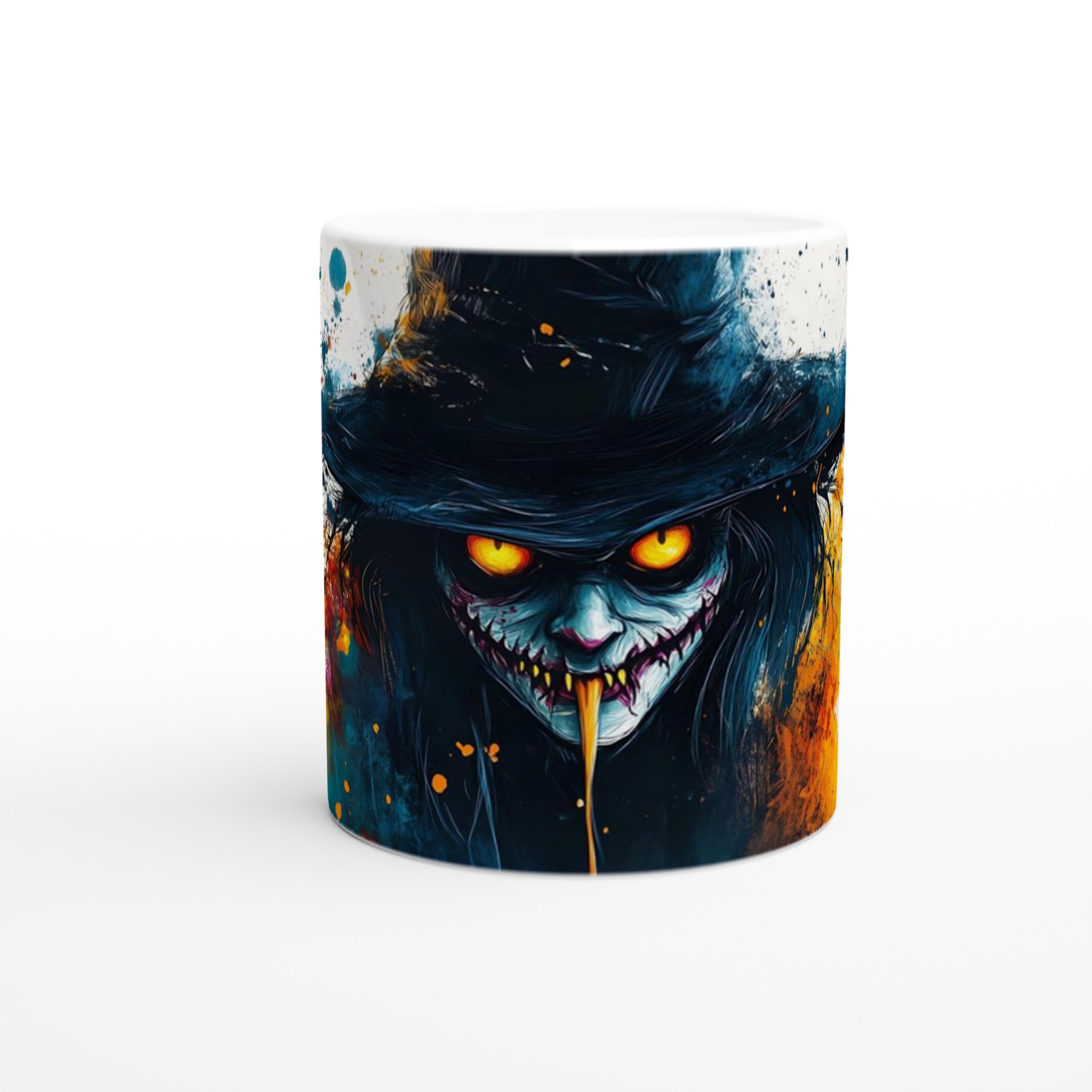 Skräckinjagande Akvarell Halloweenskräckmugg - 11oz Keramisk Mugg i Valfri Färg 8 ac6d4e2b-6a4a-46d9-9448-0352ed4722aa