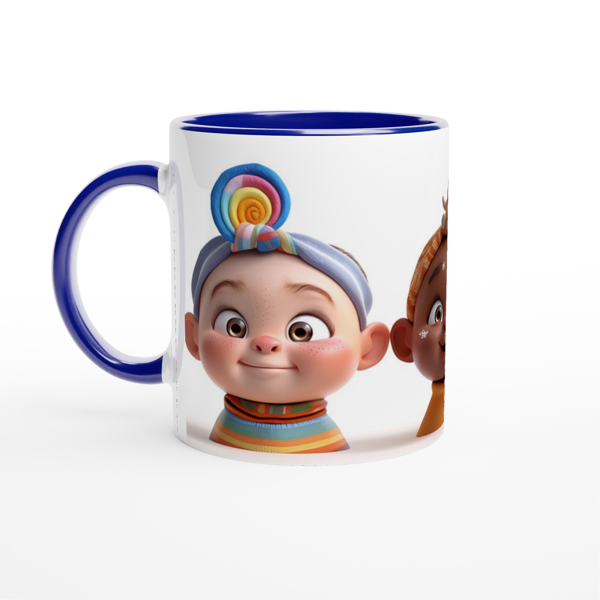 Söta Barnansikten Keramisk Mugg – Färgglad Glädje för Kaffe, Te och Varm Choklad – 11 oz i Väljbar Färg 2 ac8ee12d-1cdc-4cdd-b491-f574f3d83313