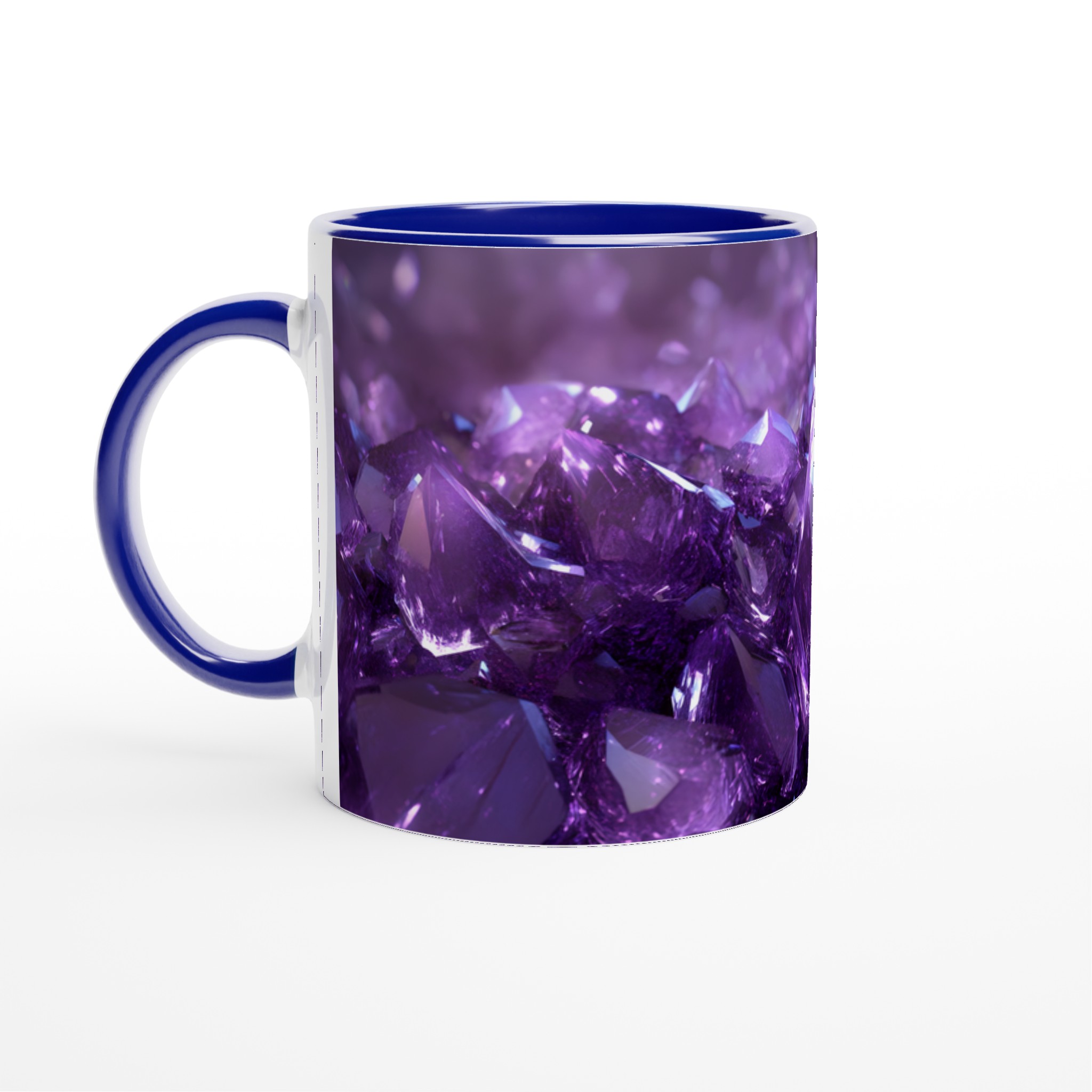 Mystisk Lila Kristalldesign 11oz Keramisk Mugg – Välj bland 7 Förtrollande Färger! 2 acd714e9-7e44-4940-b225-4a991ab67cd9