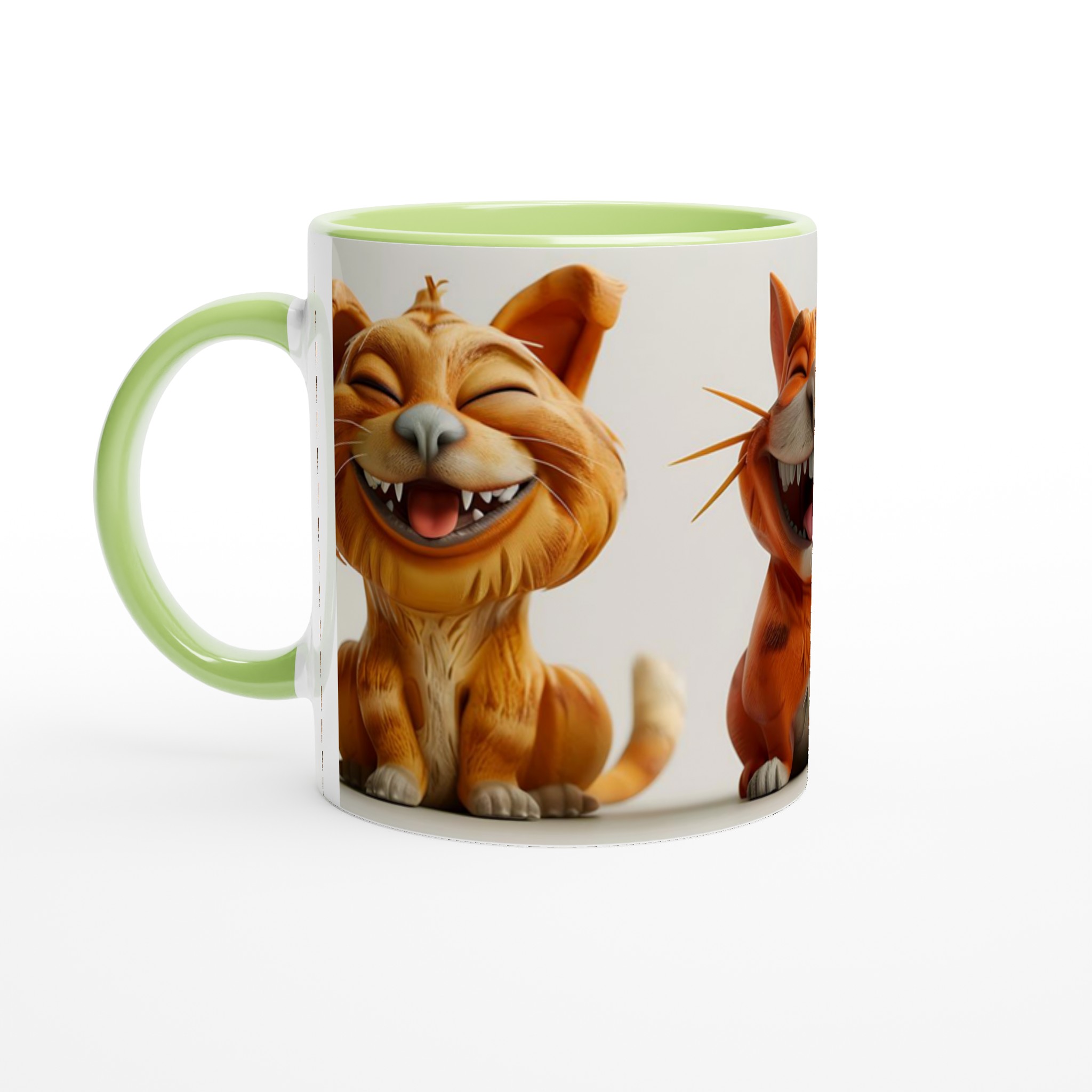 Skrattande Katt & Kanin 11oz Keramikmugg – Glädjefulla Djurmotiv i Valfri Färg! 7 ad136dd5-243e-46a7-94b7-305847dbe8d7