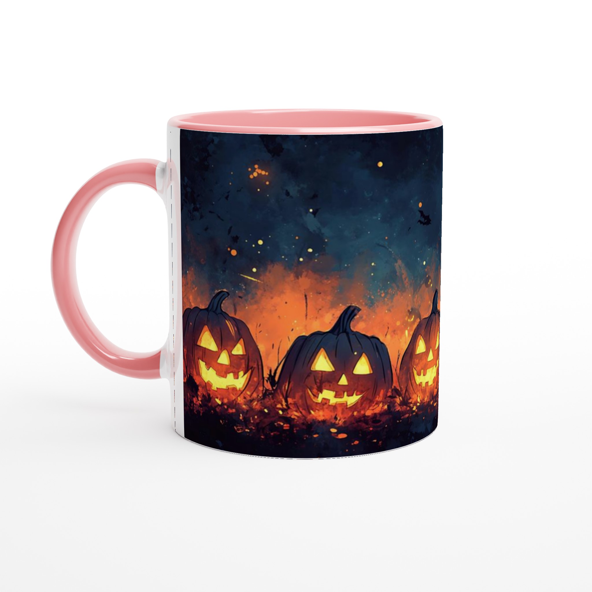 Mystisk Halloween Keramikmugg - Pumpalyktor i Nattens Glöd, Välj din Färg! 6 ad73f67f-90cb-4af3-b01a-4617c784f190