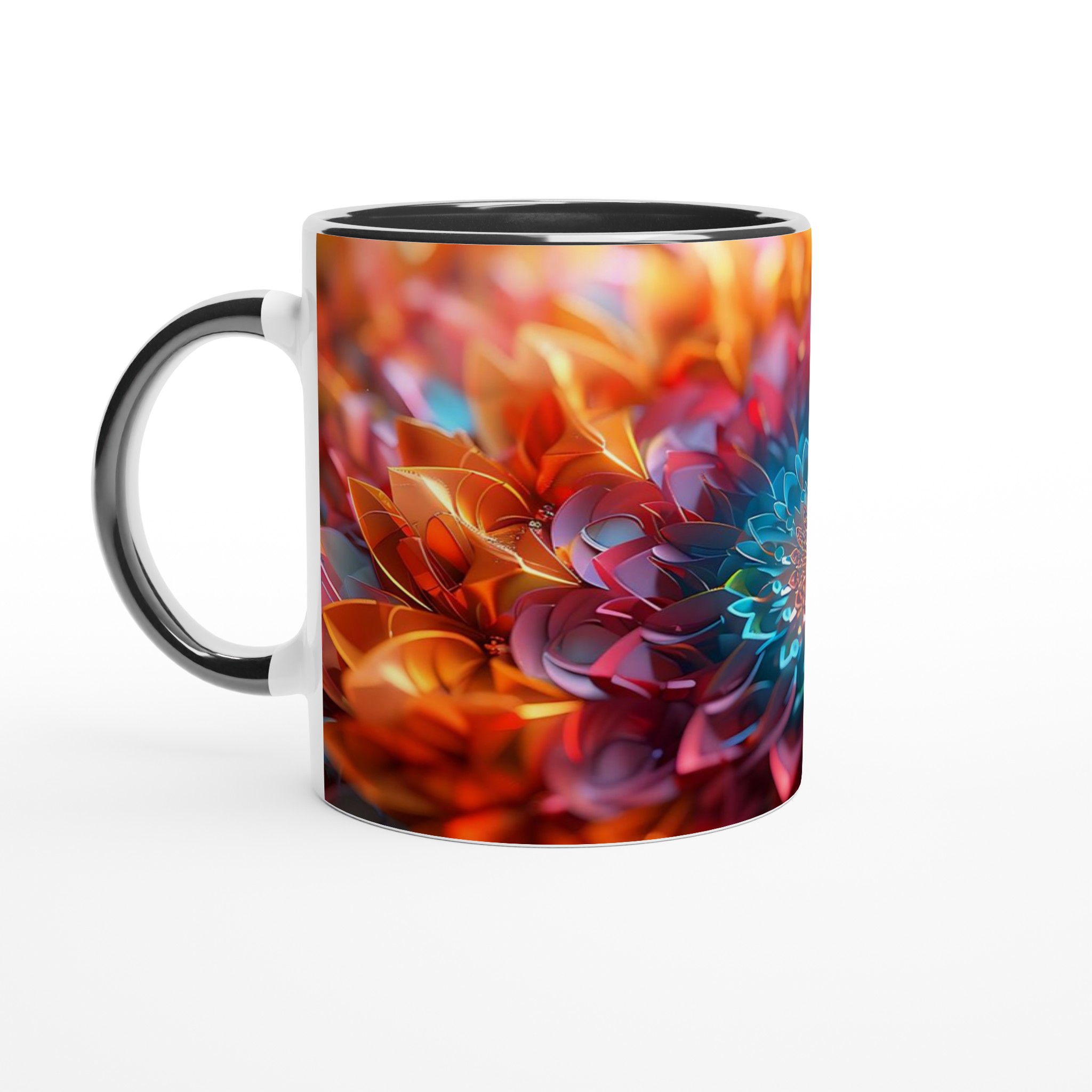 Abstrakt Mandala 11oz Keramikmugg – Färgstark Konst för Din Favoritdryck, Välj Din Färg! 4 ad7546ea-0b40-462b-ae98-0042c7192c43