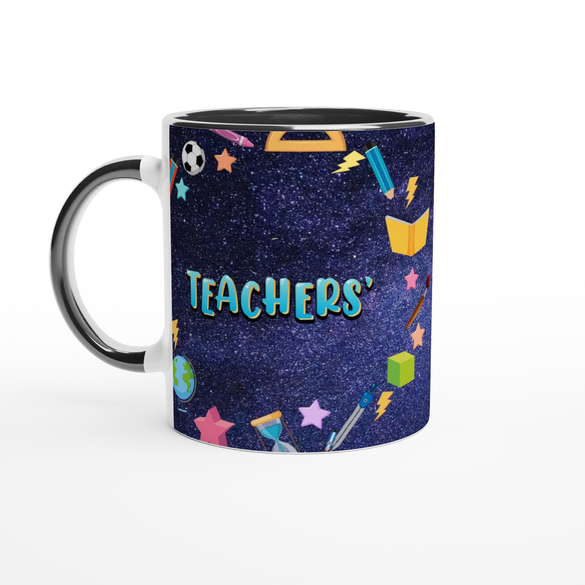Vit 11oz keramisk mugg med färgstarka lärarinspirerade motiv i flera keramiska färger 4 adb57537-8022-4b18-854b-f59d83182fd9