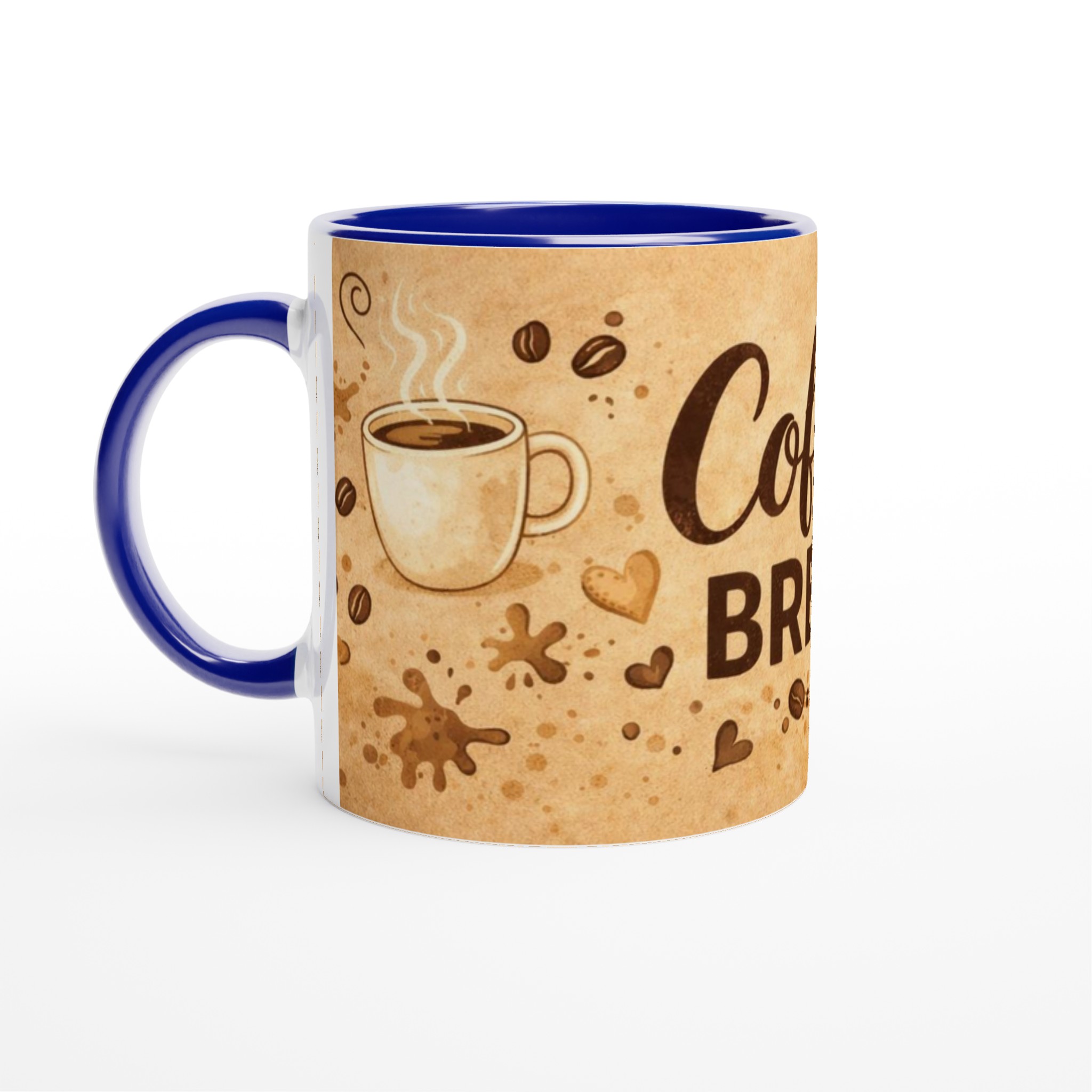 Vit 11oz Keramisk Mugg – Coffee Break Edition in Your Choice of Vibrant Colors 2 adce4ed9-3328-4a16-b905-040f72488d67