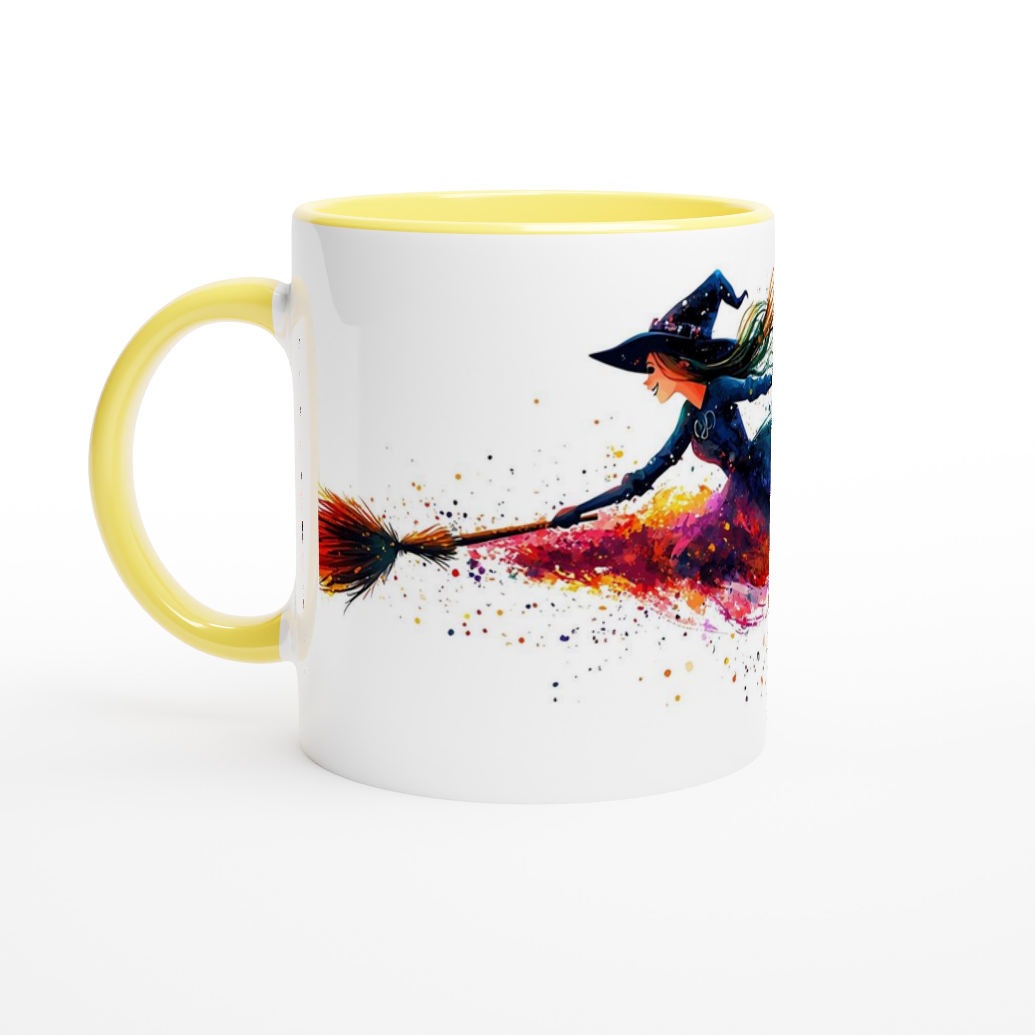 Magisk Akvarellhäxa Mugg – Färgglad Halloween-inspirerad Keramikmugg för kaffe och te 3 add5ed9b-0b30-453f-97dc-3b9dd82394f7