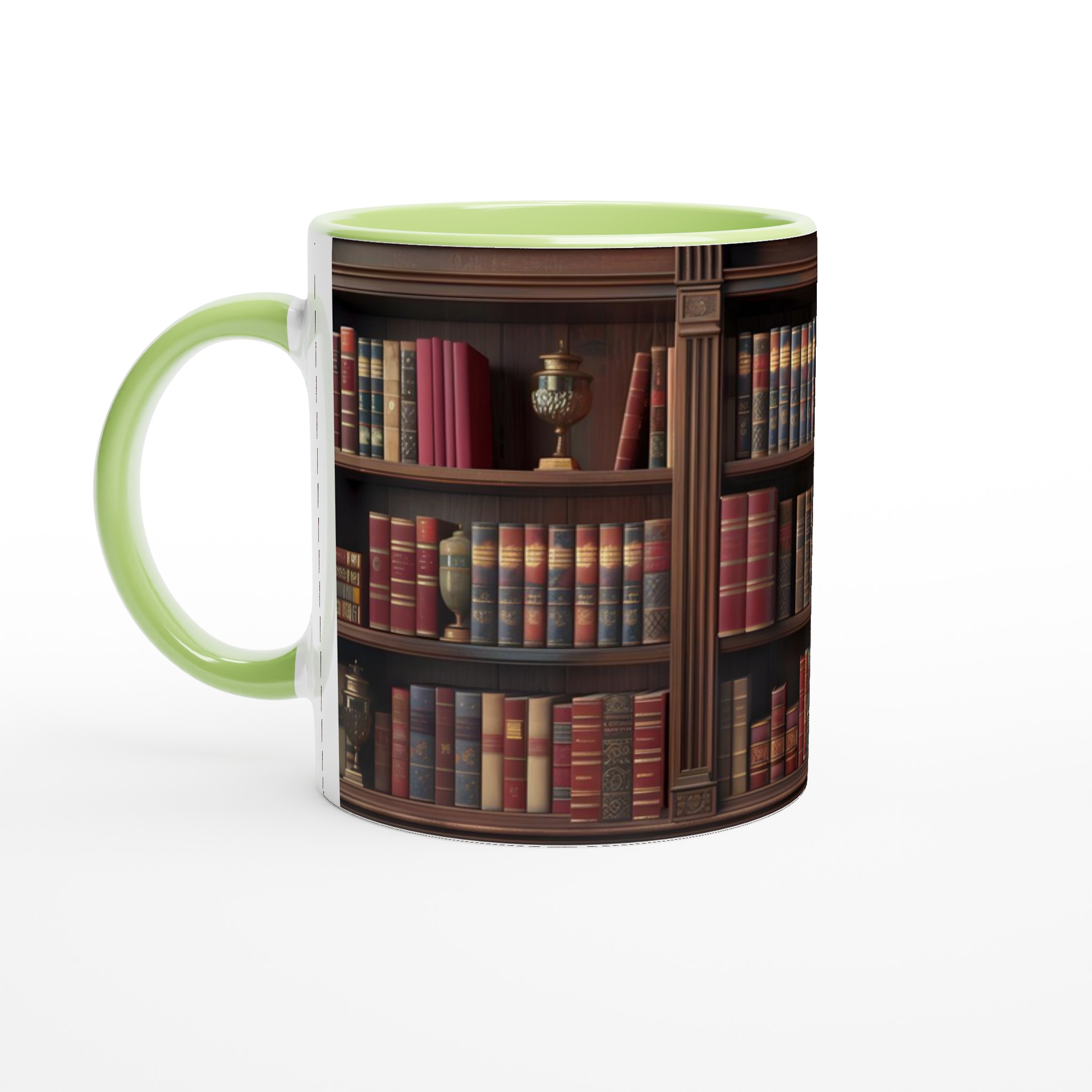 Biblioteksnostalgi – Klassisk Keramisk Mugg för Bokälskaren, Välj bland Flera Färger 7 ae019f38-3db0-4009-8a15-c79647746a62