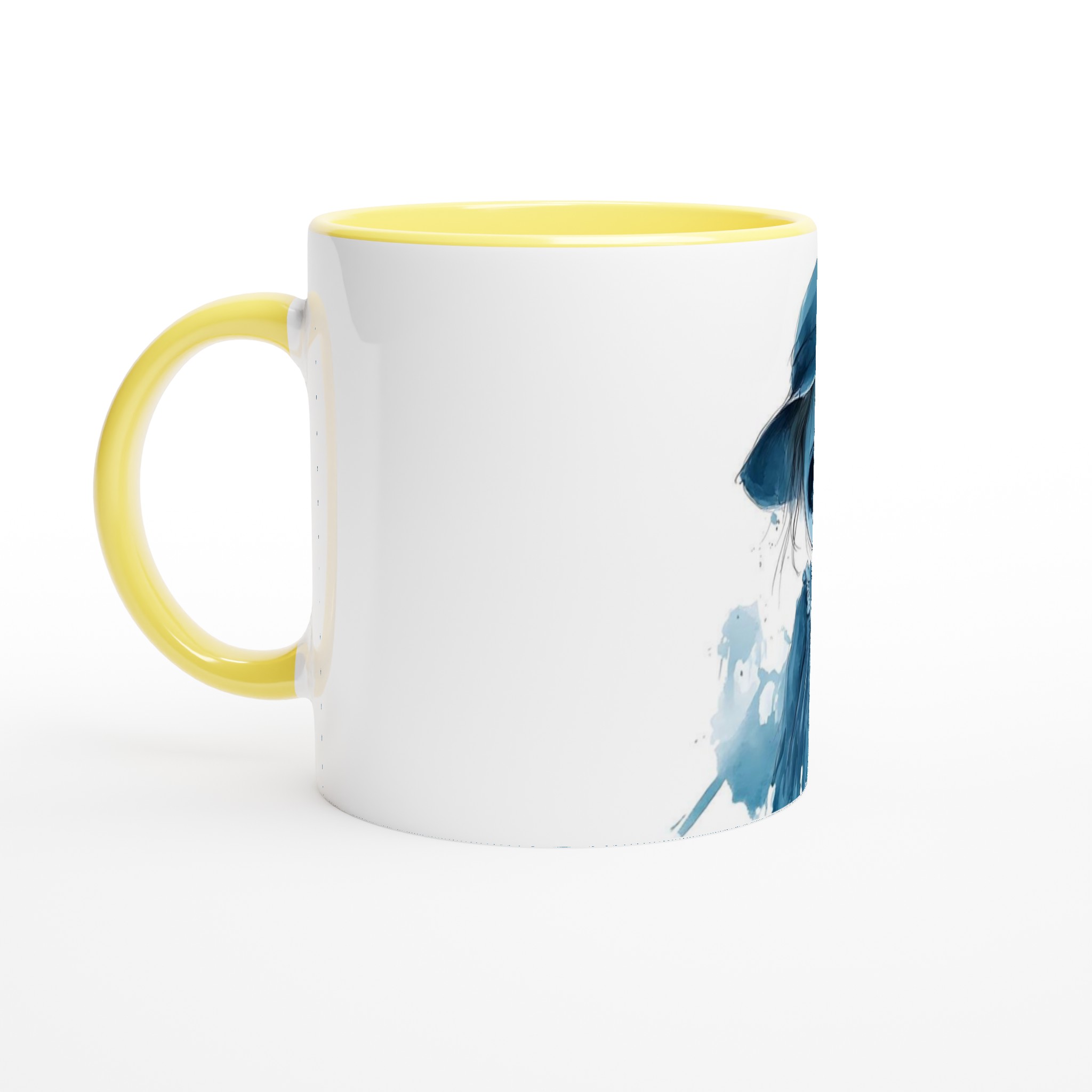 Mystisk Docka Akvarell Mugg - Unik & Fängslande Keramisk Kaffemugg i Ditt Val av Färg 3 ae1483dc-4d12-4f91-aad9-897cfa1e7e62