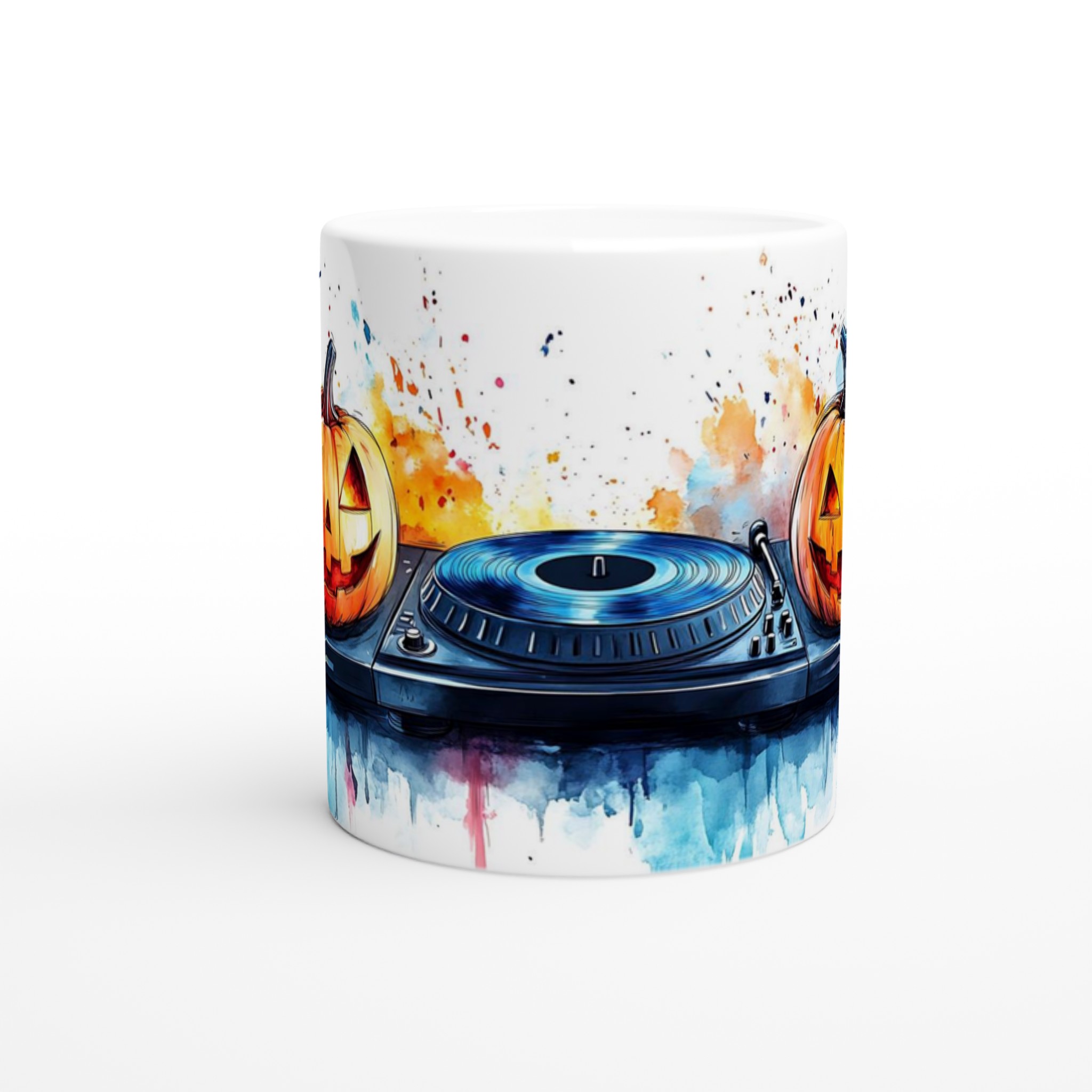 Spooky Beats: Halloween DJ Pumpkins 11oz Keramisk Mugg – Välj bland 7 Färgstarka Nyanser 8 ae20c33a-4bc7-4e9a-8b53-6278534dd611