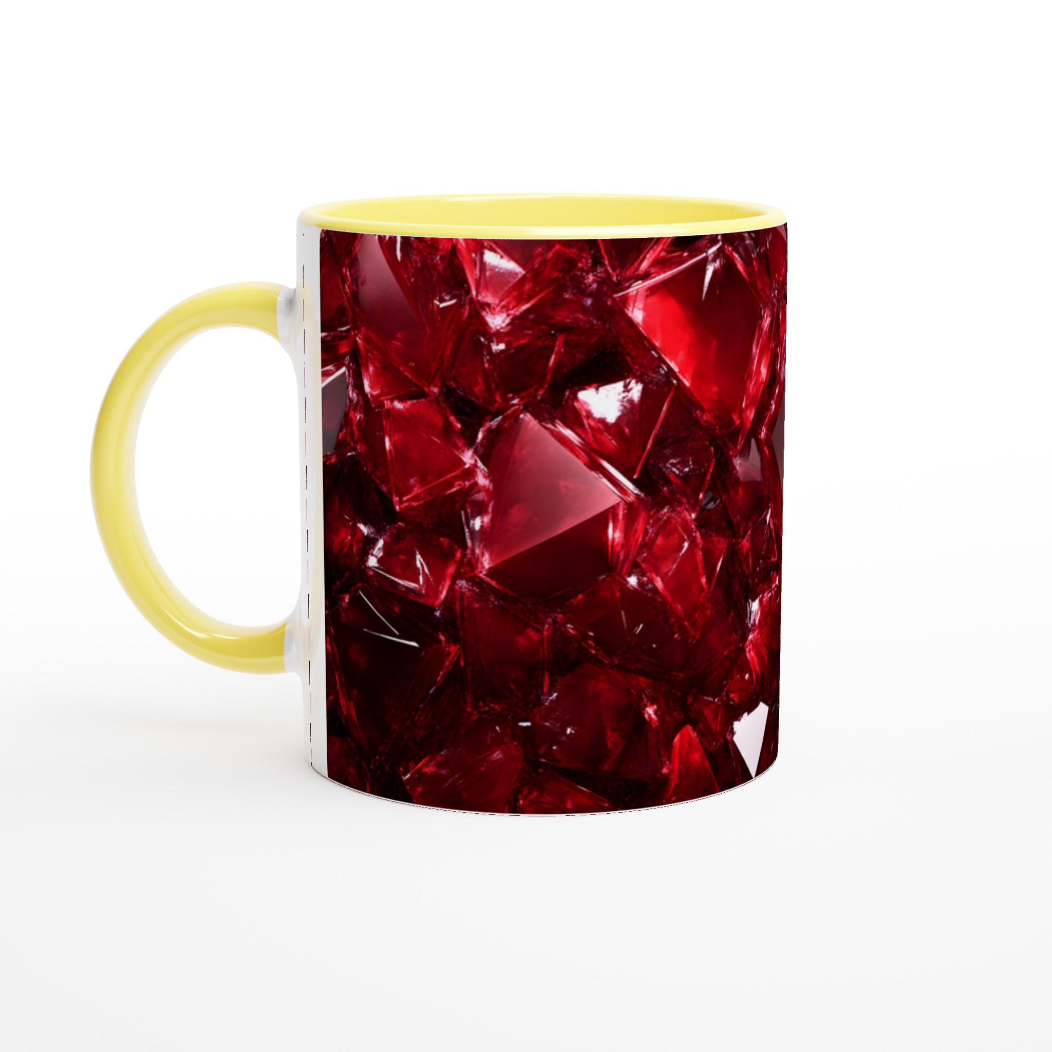 Rubinröd Kristallmugg – 11 oz Keramisk Mugg för Glänsande Morgonstunder 3 ae8e66b3-8c67-4742-b95e-e46896f2fc54