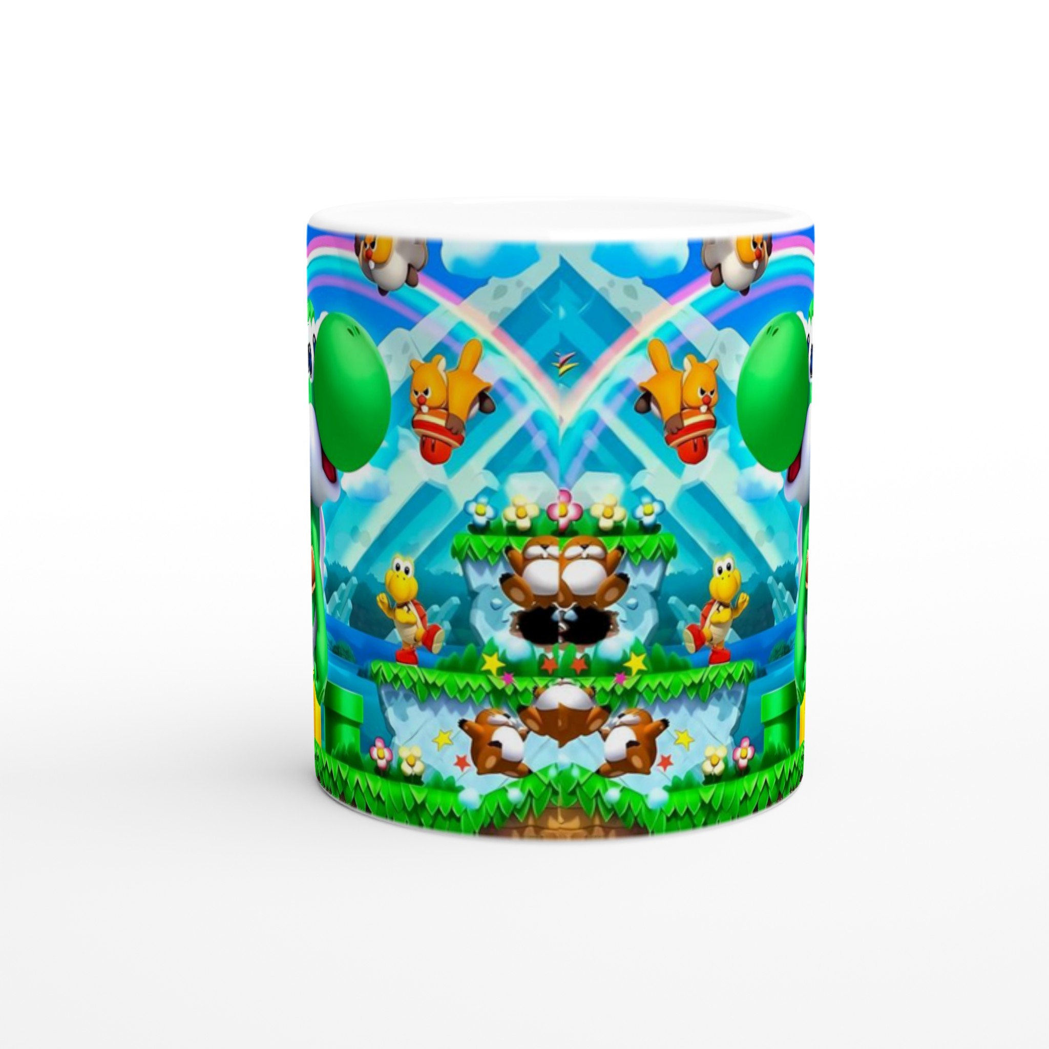 Vit 11oz keramisk mugg med färgstarkt Super Mario-tema i flera färgval 8 aee41b63-fc9f-4300-abc9-0d55e8d88724