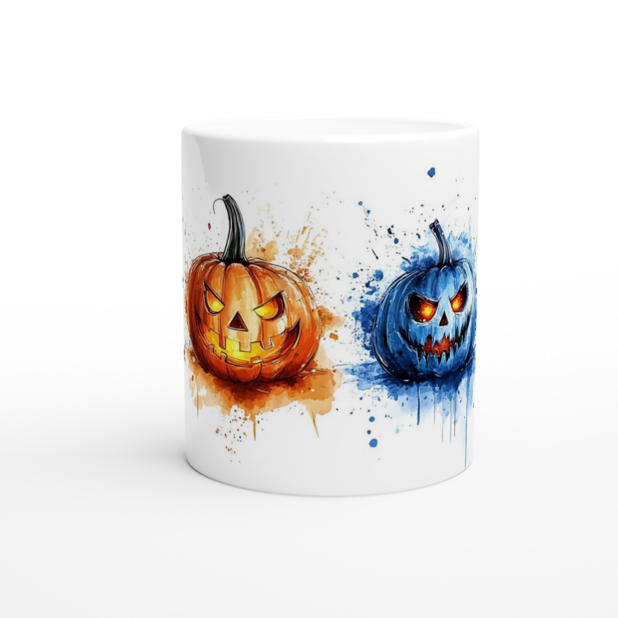 Spooky Pumpkins Akvarell 11oz Keramisk Mugg – Halloween Design i Flera Färger 8 aee54949-eca7-4eb8-9ccf-60a37a0a601e