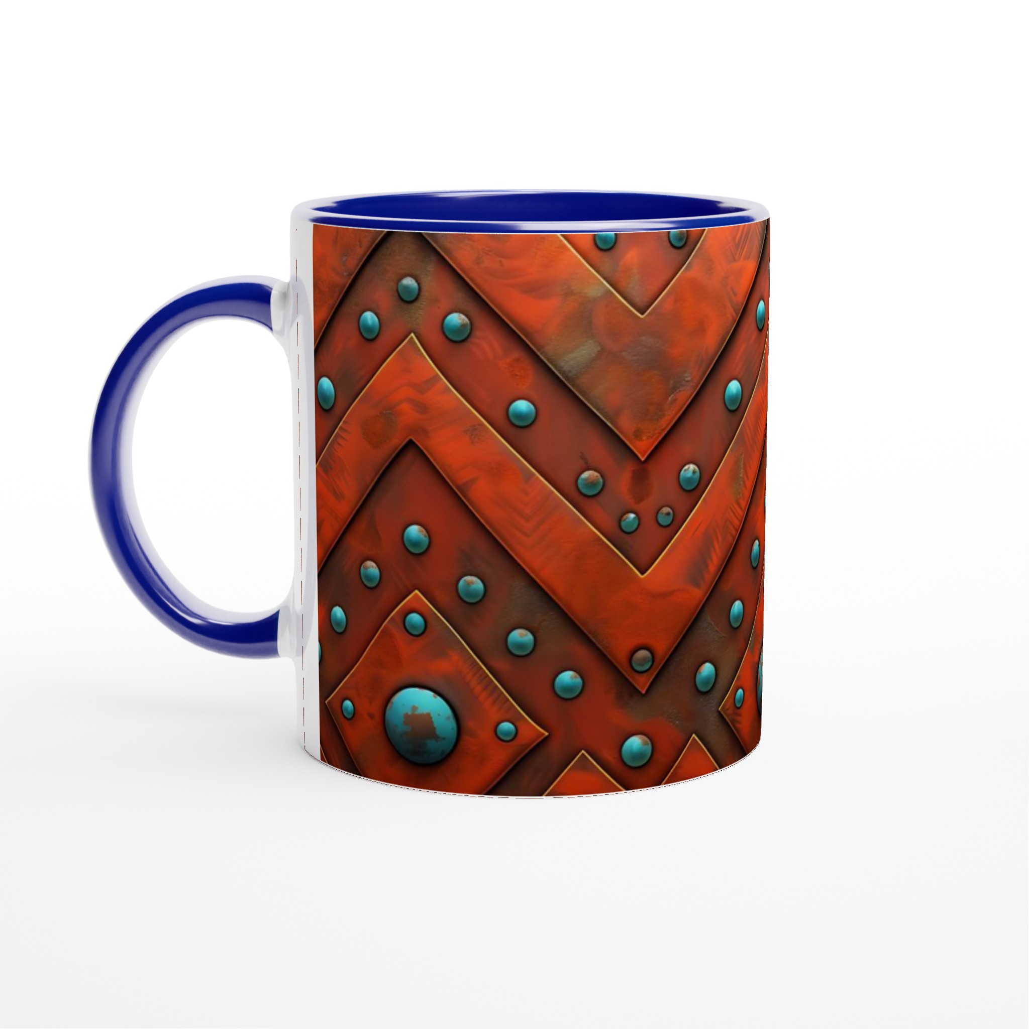 Aztec Rust 11oz Keramikmugg – En touch av forntida elegans i ditt val av färger 2 af1baa46-ab8c-43bc-8d61-4529d45320b8