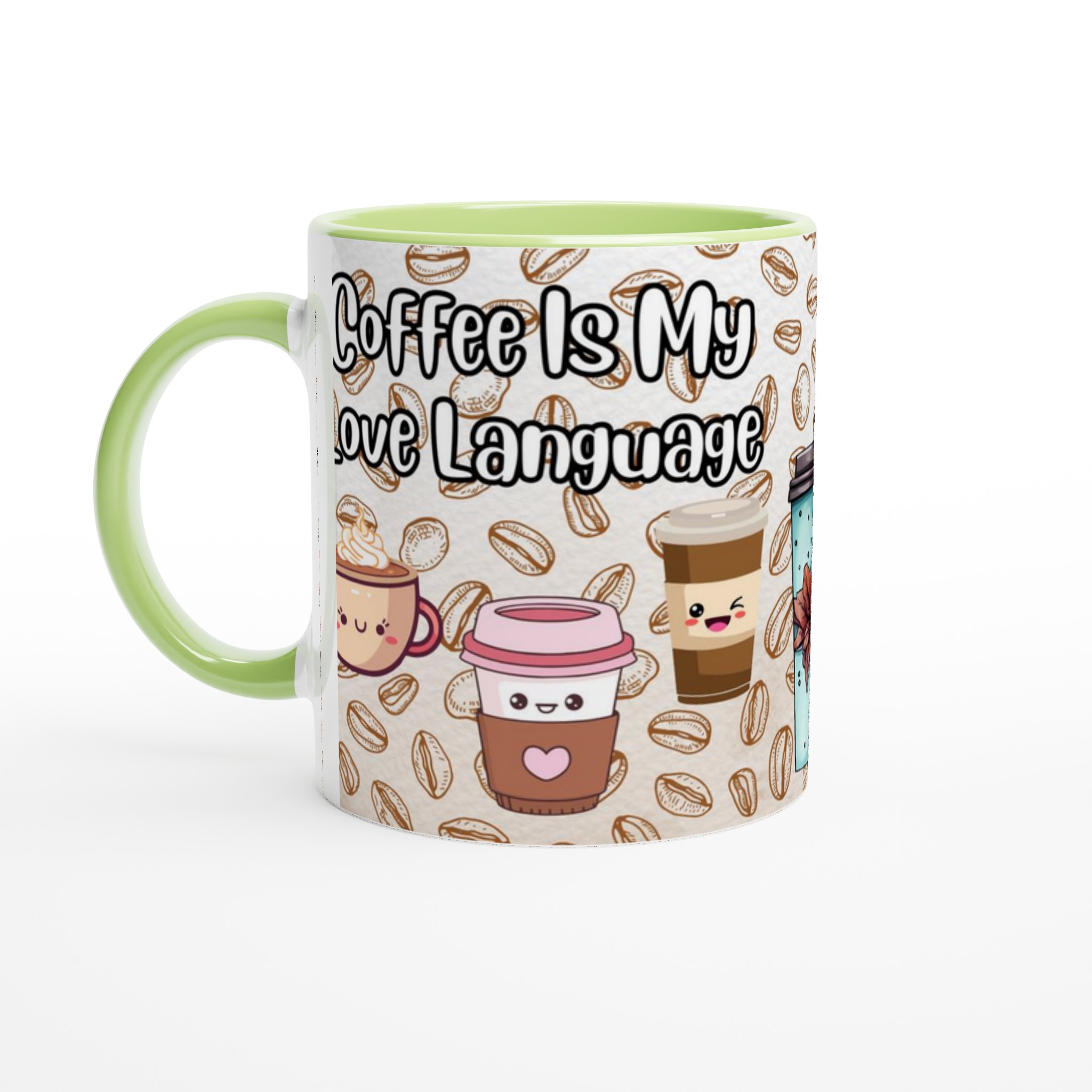 Vit 11oz Keramisk Mugg – Kaffeälskarens Charmiga Favorit i Flera Färger 7 af320e02-5bab-4cdf-a521-412b267673f5