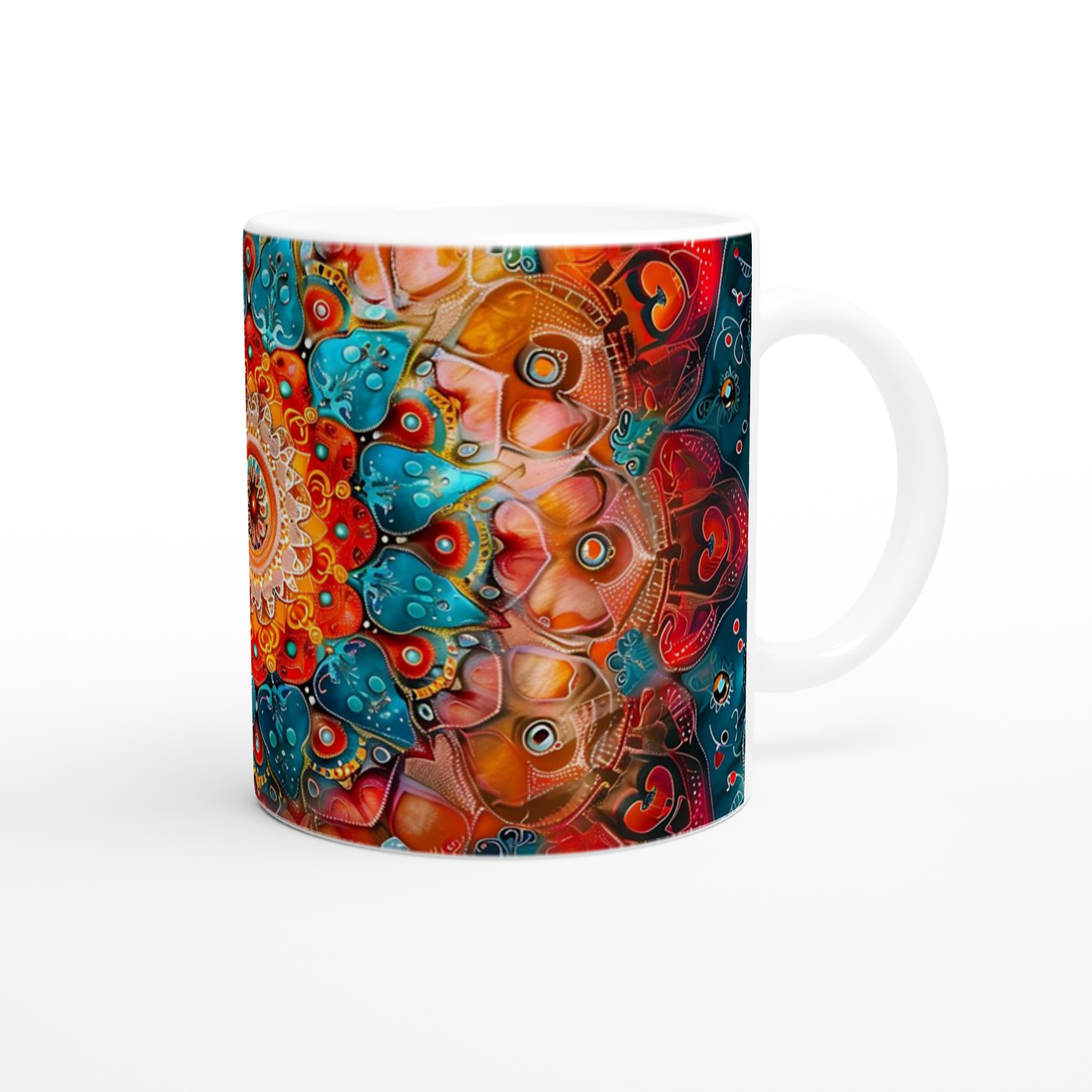 Kosmisk Mandala Keramikmugg 11oz – Välj bland 7 Vibrerande Färger för Din Energi 9 af670266-9dc7-4a96-9a1a-7d99a21f9c60
