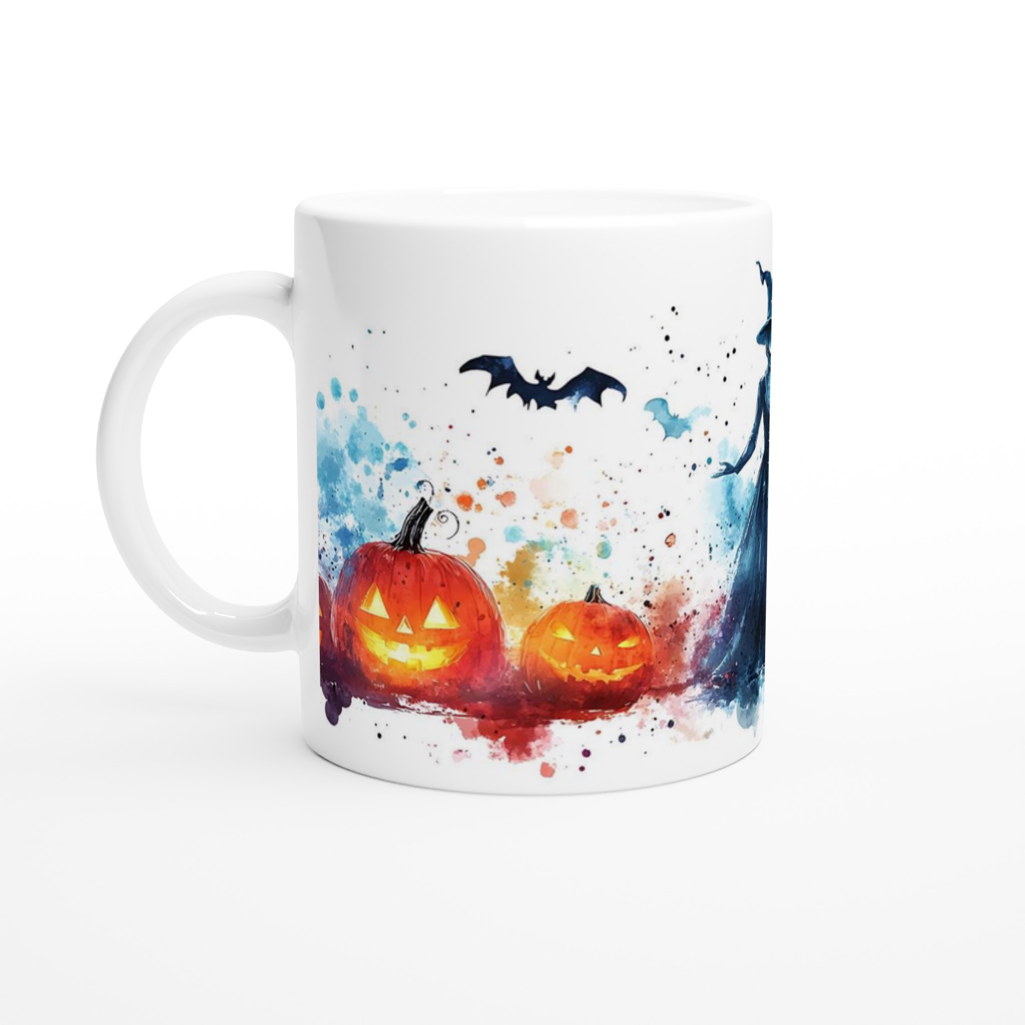 Spooky Witchy Watercolor Halloween Keramikmugg - 11oz i ditt färgval 1 b00ee8a6-ff9e-43d4-8378-62975c3d5bb2