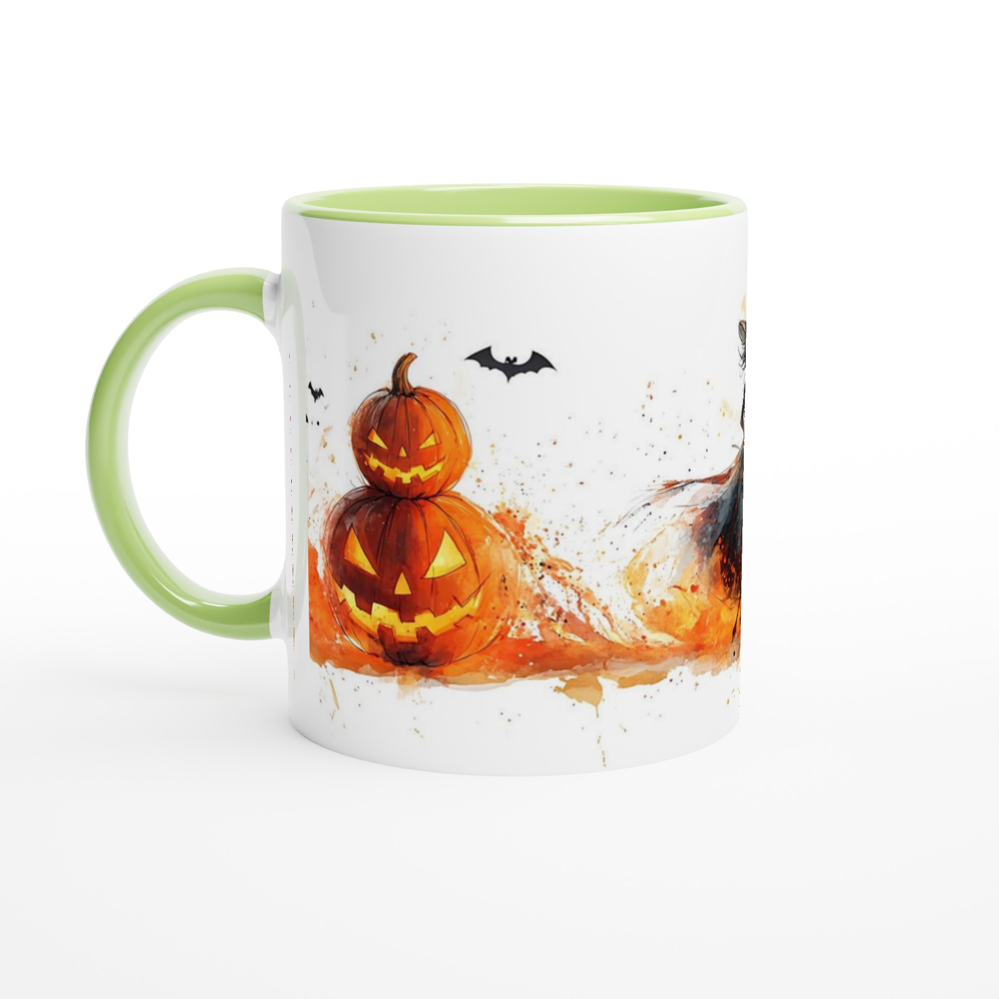 Spooky Watercolor Halloween Witch & Pumpkins 11oz Keramisk Mugg – Välj bland 7 Förtrollande Färger! 7 b03ae6b0-190c-47ce-bc6e-f1db4715189e