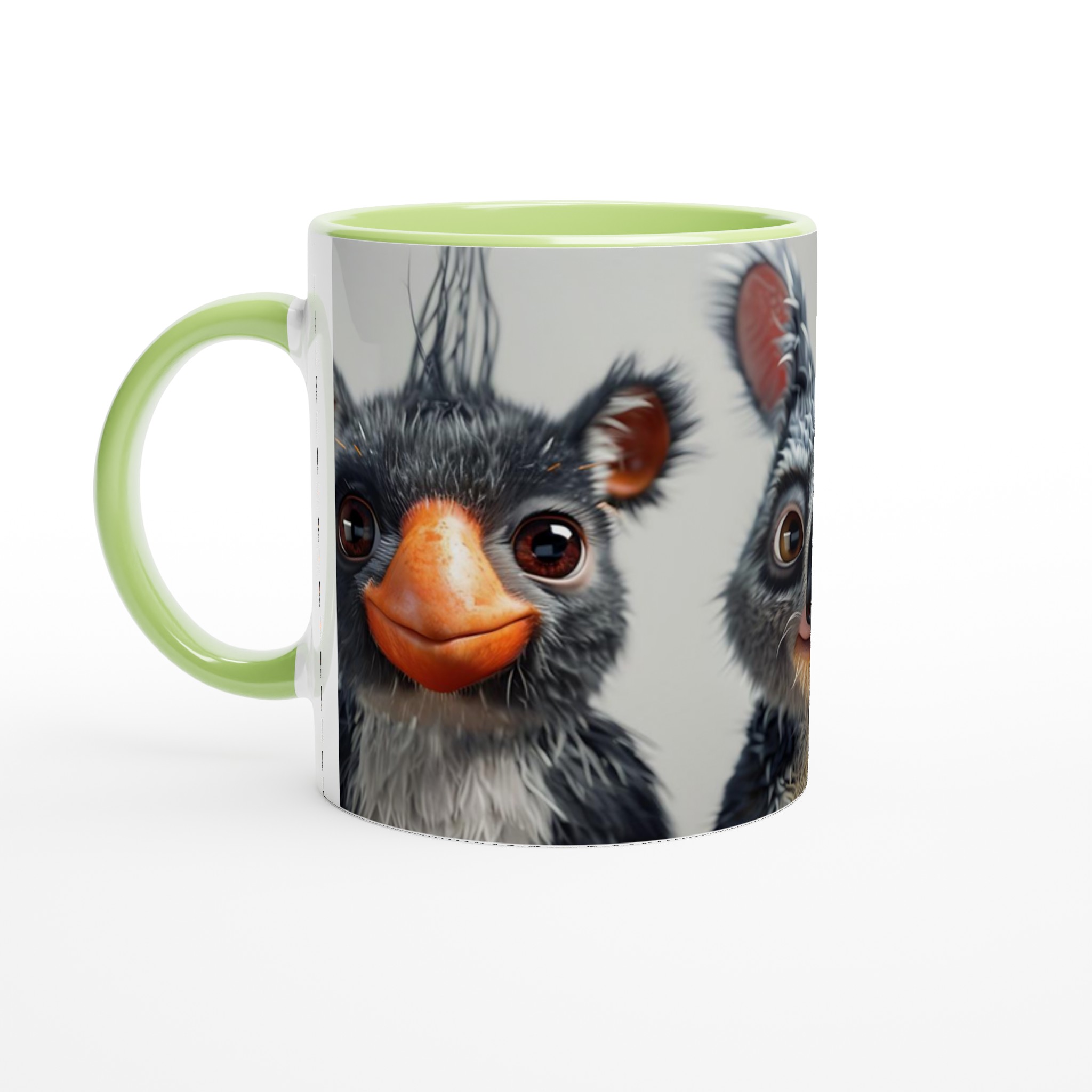 Söta och Fuzziga Djur Mugg – 11 oz Keramisk Kaffemugg i Ditt Val av Färg 7 b0520646-1df1-45c5-bdde-1c121d41e3d2