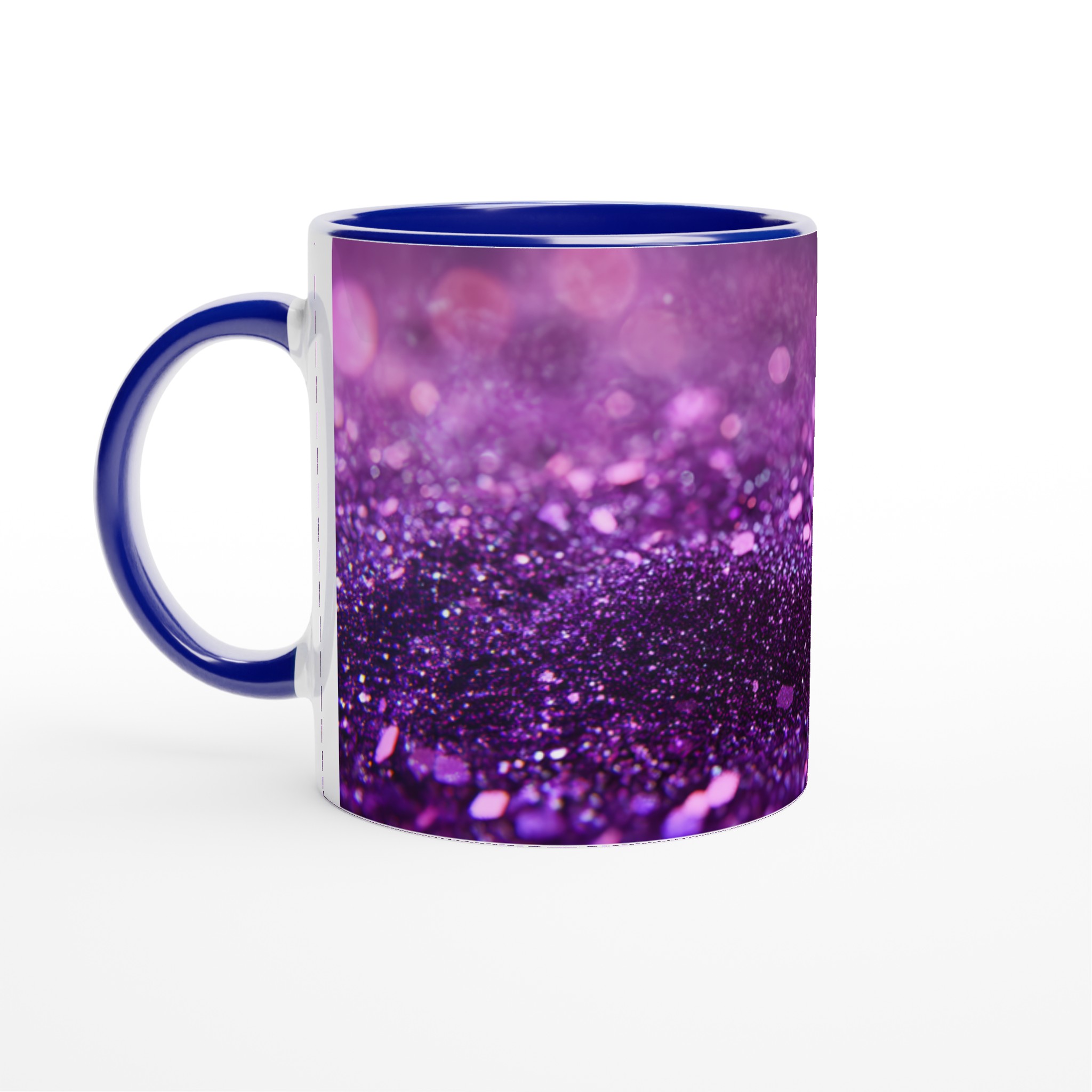 Glittrande Lila Keramisk Mugg – 11 oz Vit Mugg för En Förtrollande Dryckesupplevelse 2 b0708a2d-68ad-42ec-b15d-51f02252a9ae